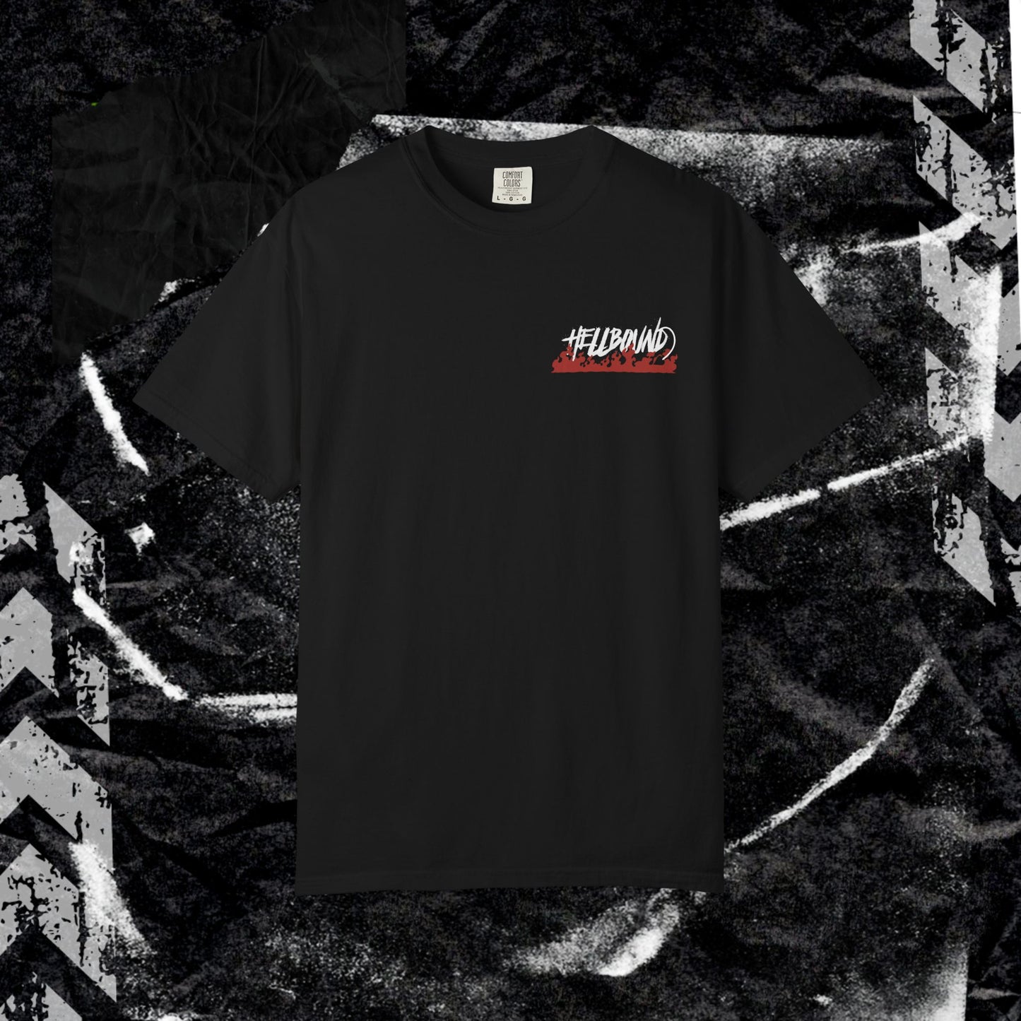 HELLBOUND - Unisex Garment-Dyed T-shirt.