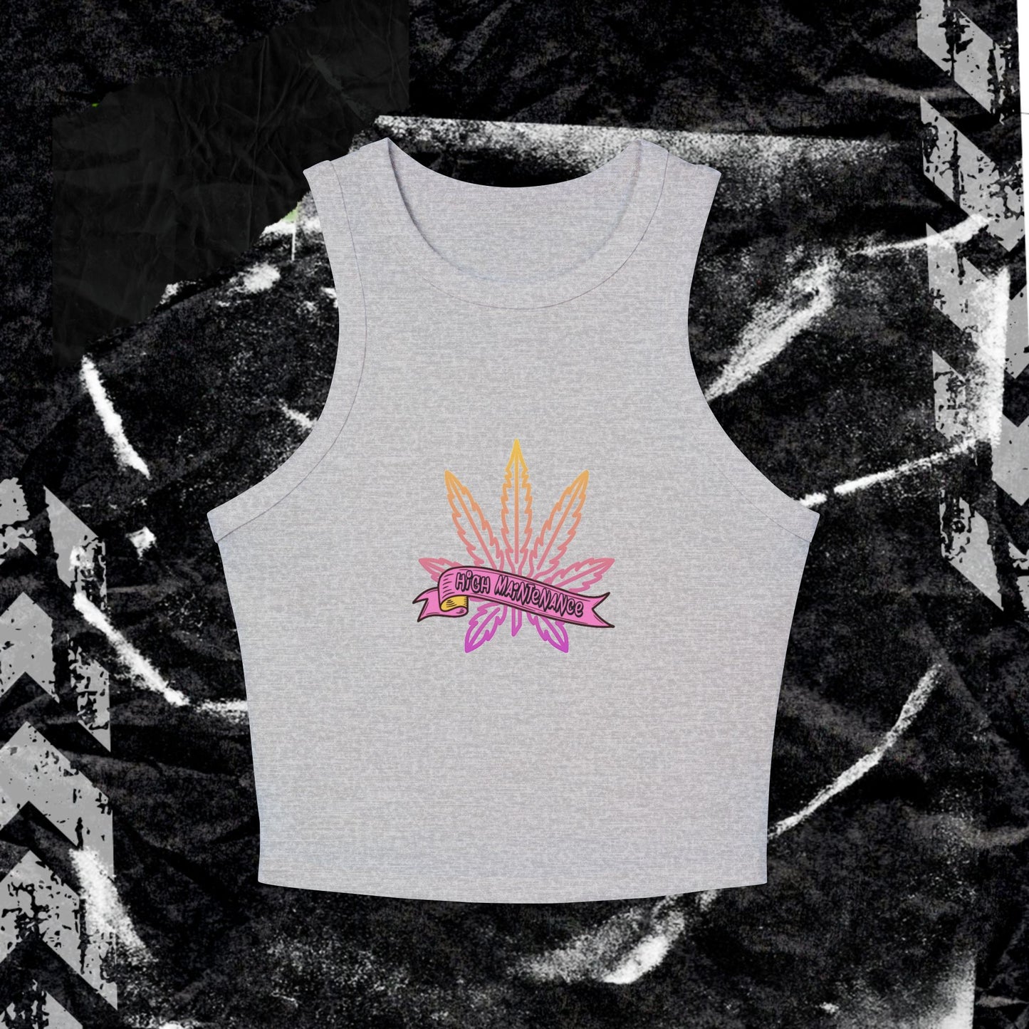 High Maintenance - Women's Micro Rib Racer Tank Top