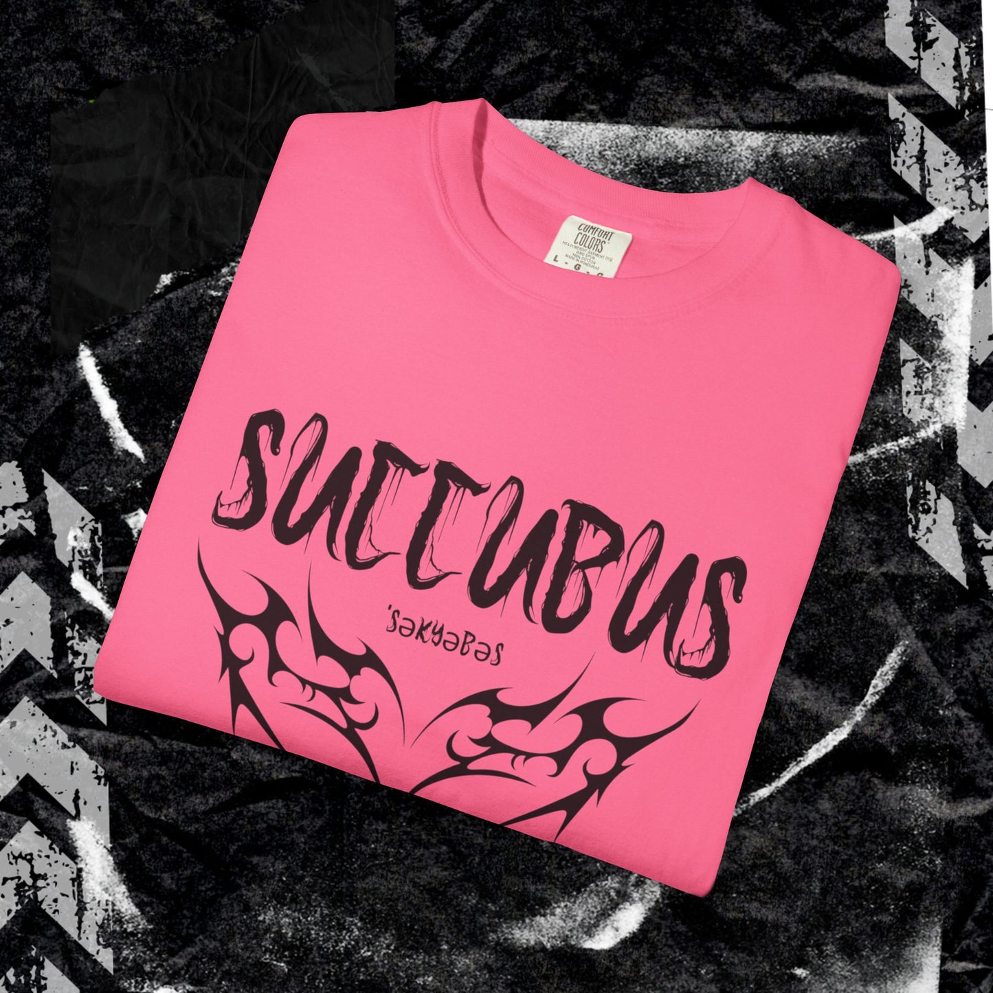 Succubus - Unisex Garment-Dyed T-shirt.