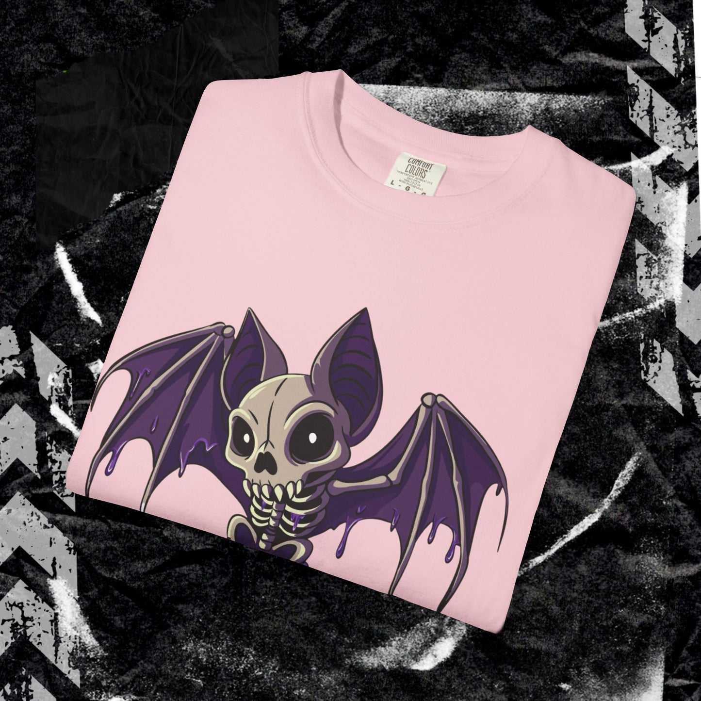Bat Attitude - Unisex Garment-Dyed T-shirt.