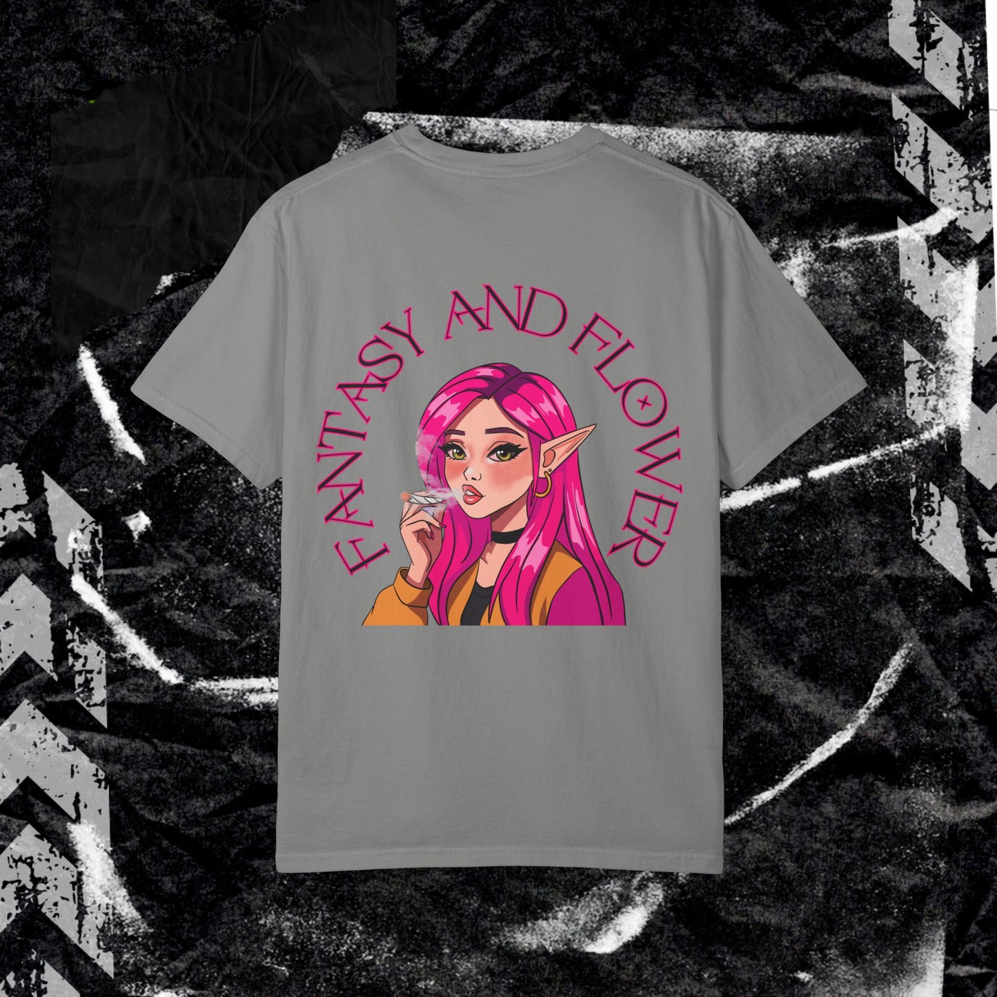 Fantasy & Flower - Unisex Garment-Dyed T-shirt. Ll