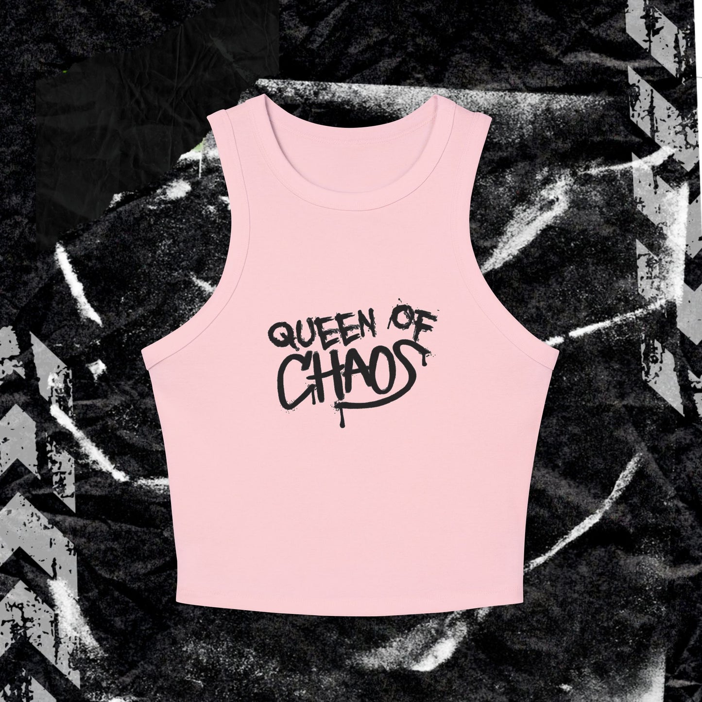 Queen Of Chaos - Women's Micro Rib Racer Tank Top