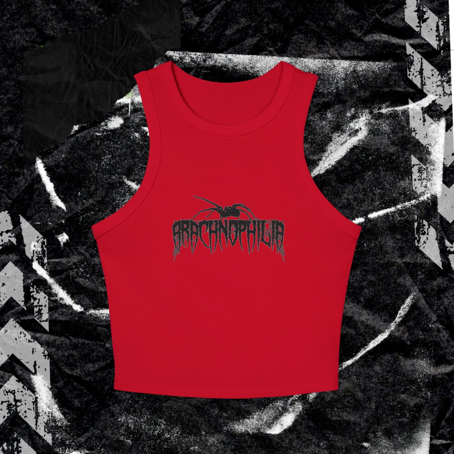 Arachnophilia - Women's Micro Rib Racer Tank Top