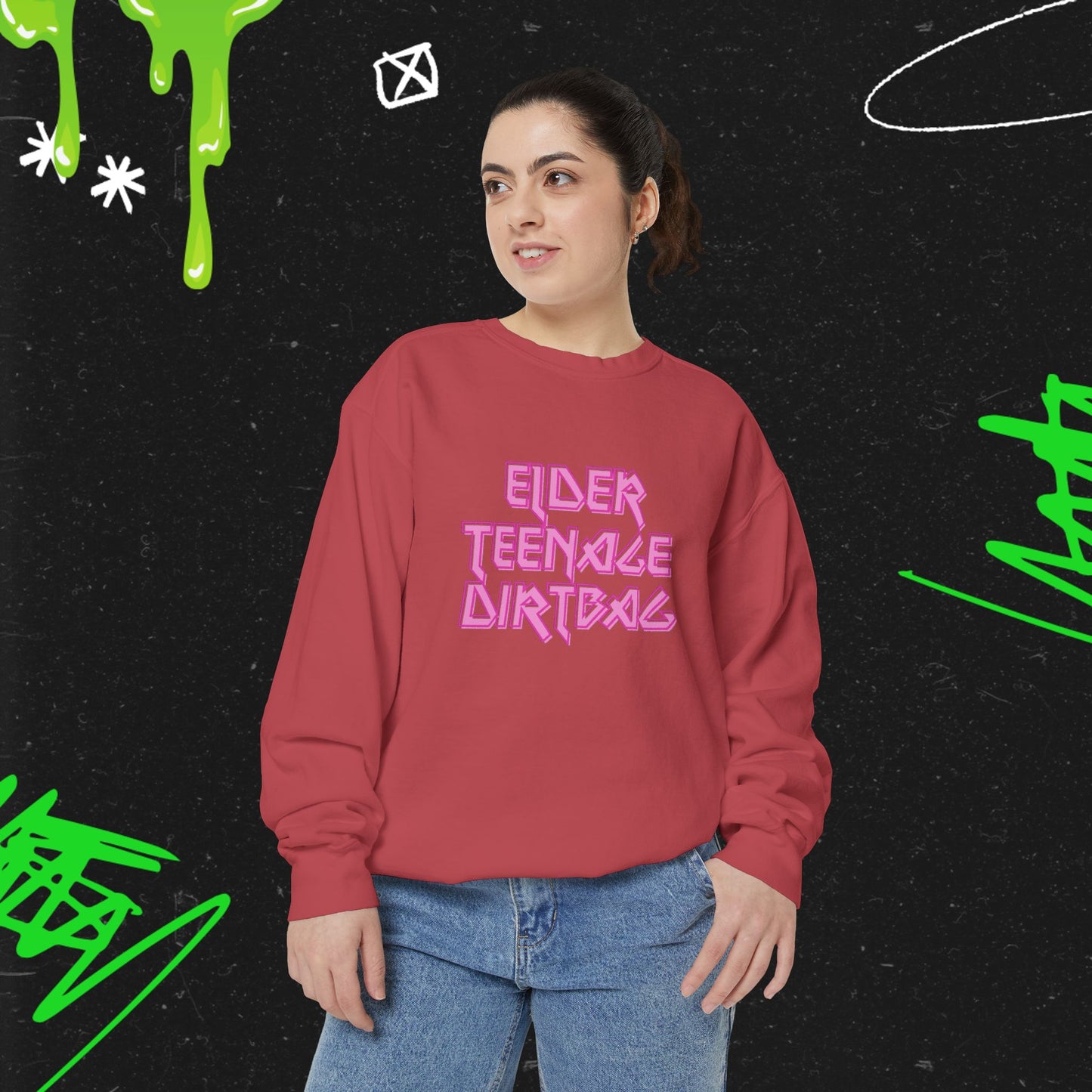 ELDER TEENAGE DIRTBAG - Dyed Sweatshirt