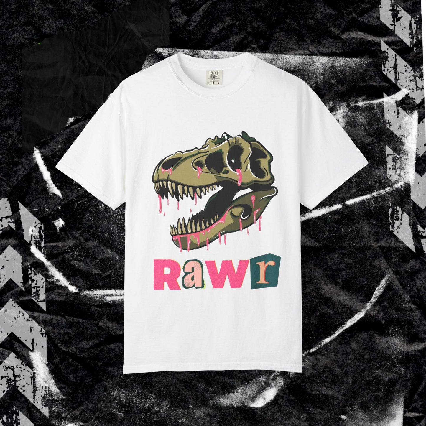 RaWr - Unisex Garment-Dyed T-shirt.