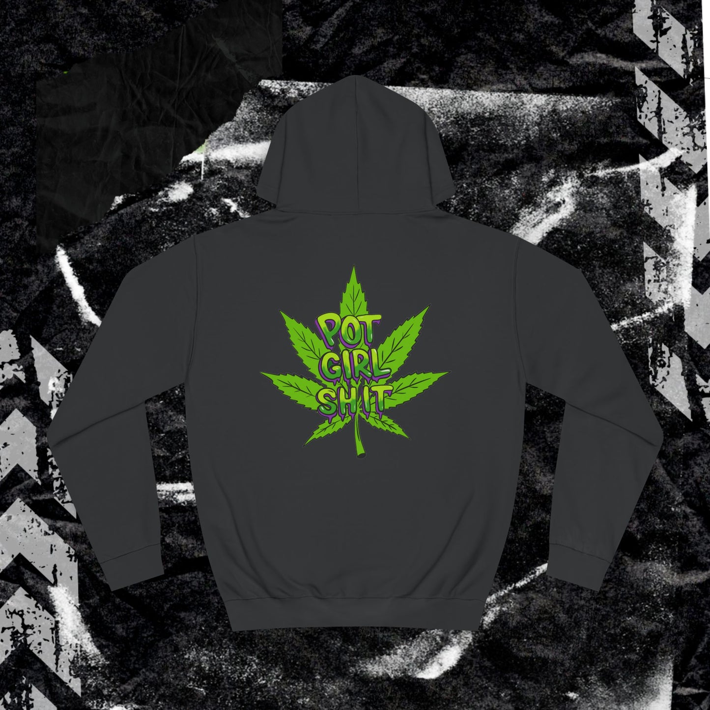 POT GIRL SHIT - Unisex College Hoodie