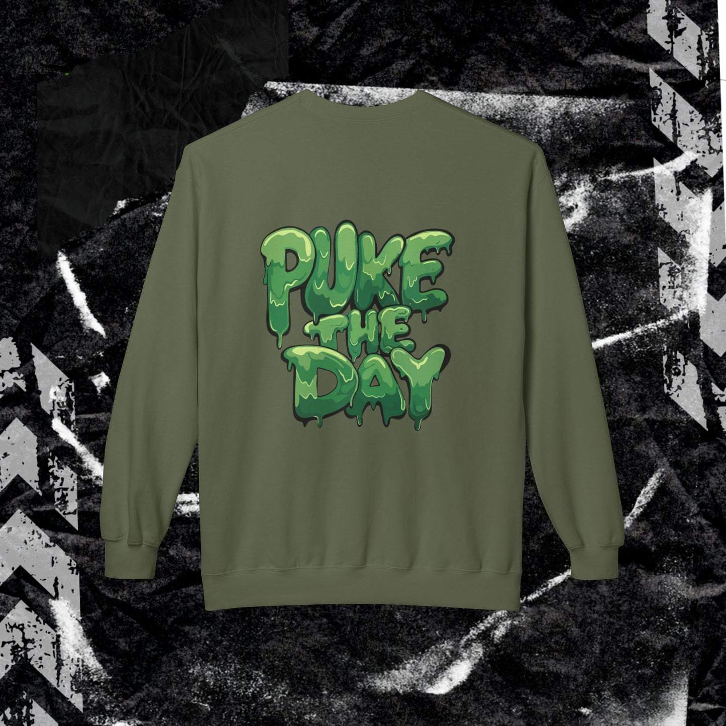 Edibles & Chill Gummy - Unisex Midweight Softstyle Fleece Crewneck Sweatshirt