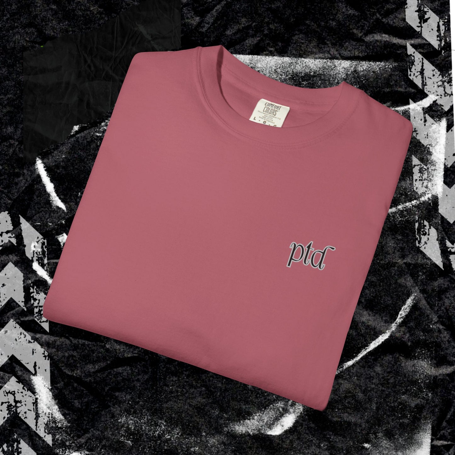 ALLOW YOURSELF TO HEAL (BACK PRINT) - Unisex Garment-Dyed T-shirt. Ll