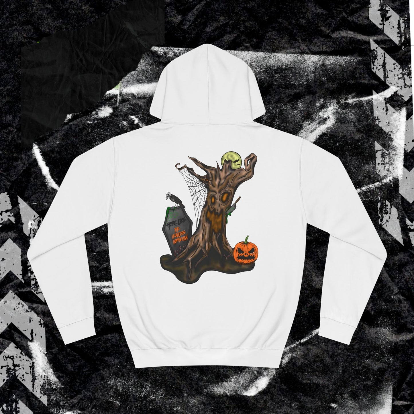 HERE LIES THE HEADLESS HORSEMAN - Unisex College Hoodie
