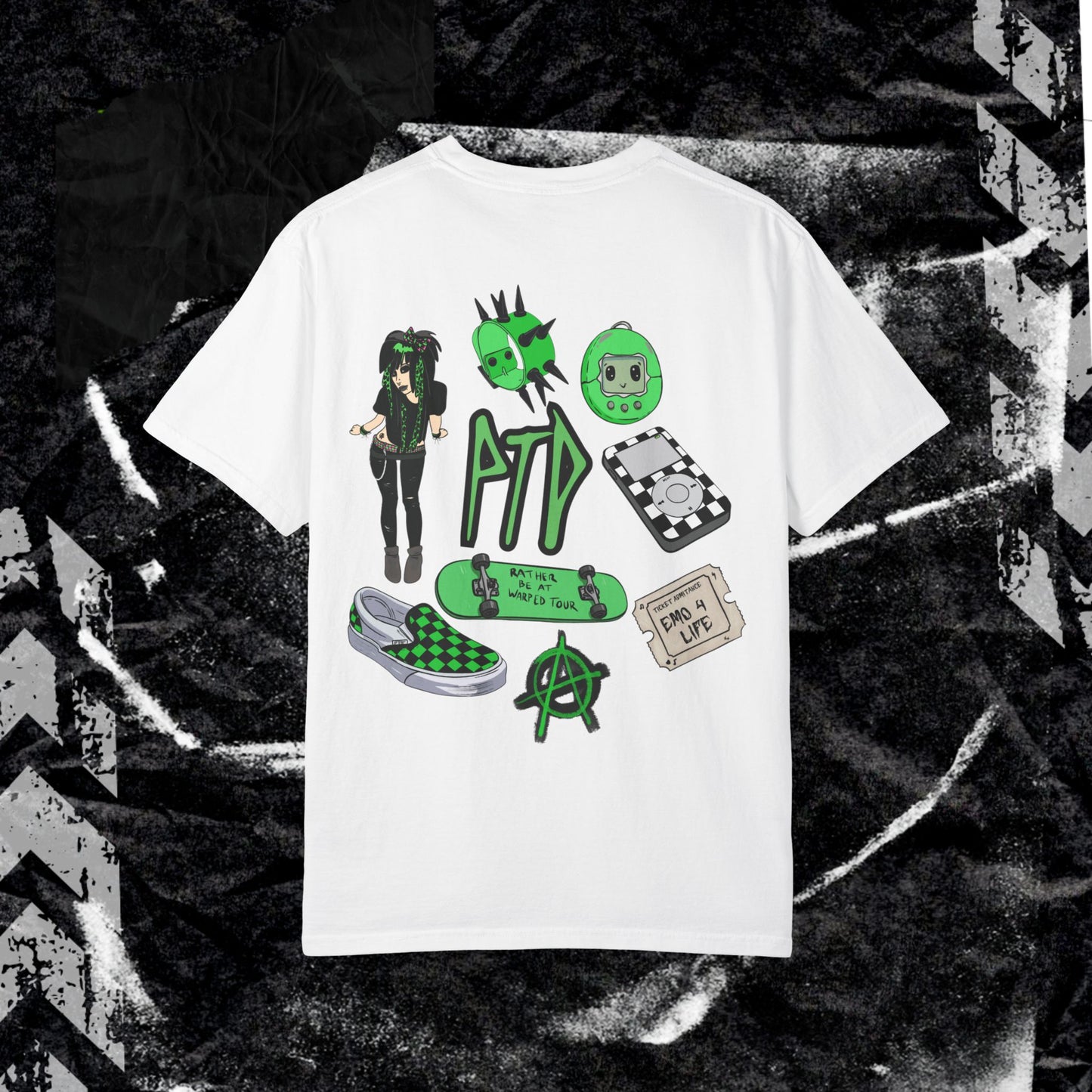 Scene Nostalgia - Unisex Garment-Dyed T-shirt.