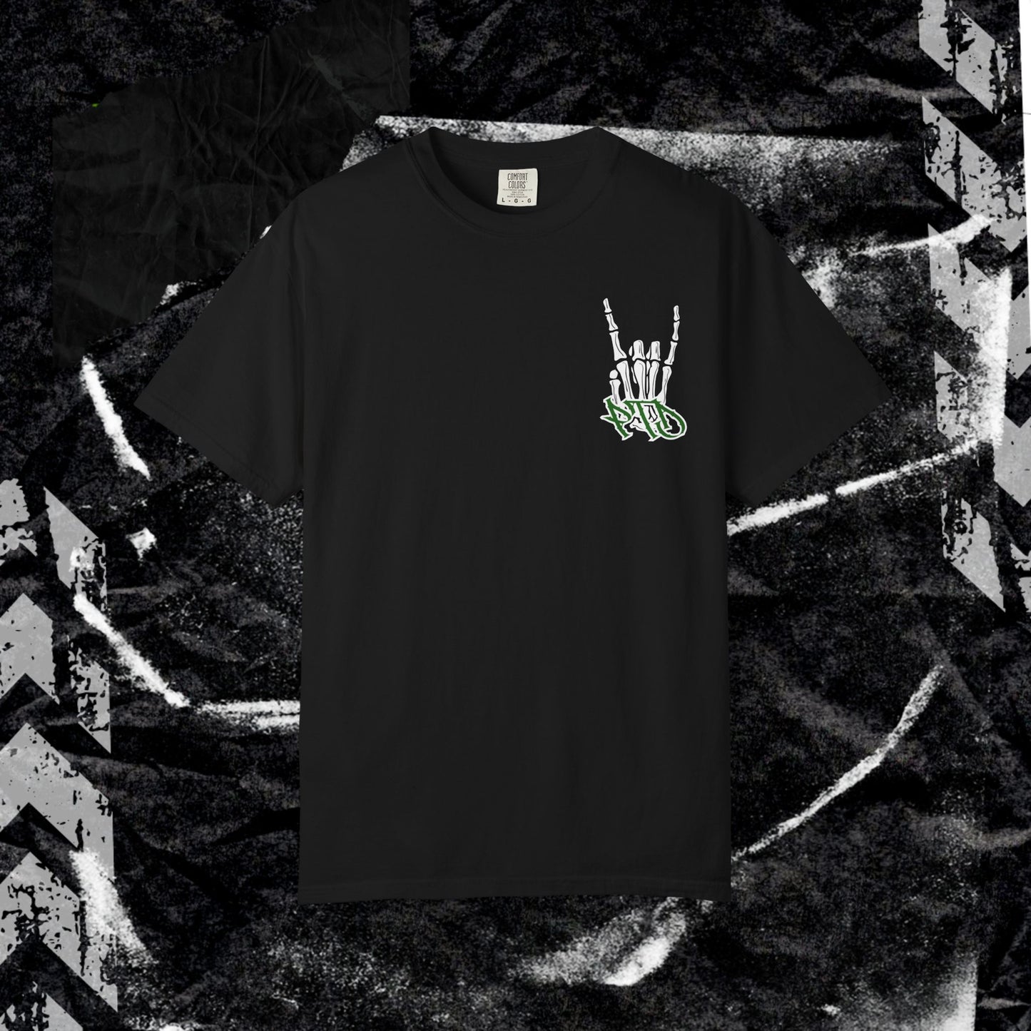 PTD Rock On - Unisex Garment-Dyed T-shirt.