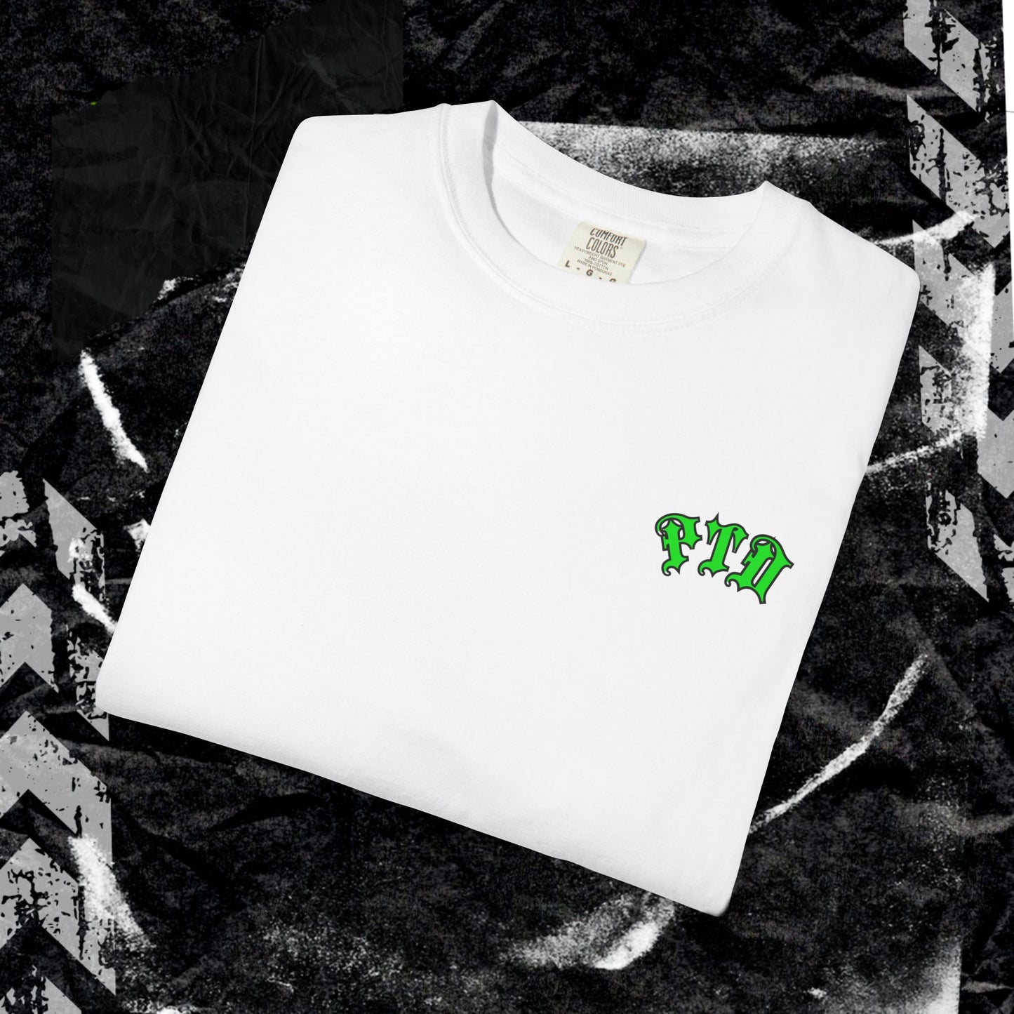 BARBED WIRE SINNER - Unisex Garment-Dyed T-shirt.