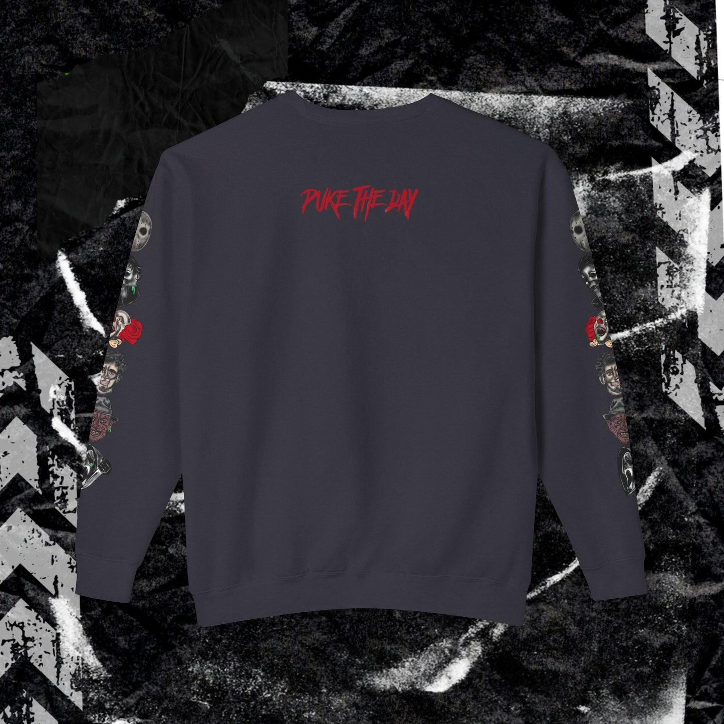 JUST A GIRL WHO LOVES HORROR MOVIES - Unisex Lightweight Crewneck Sweatshirt