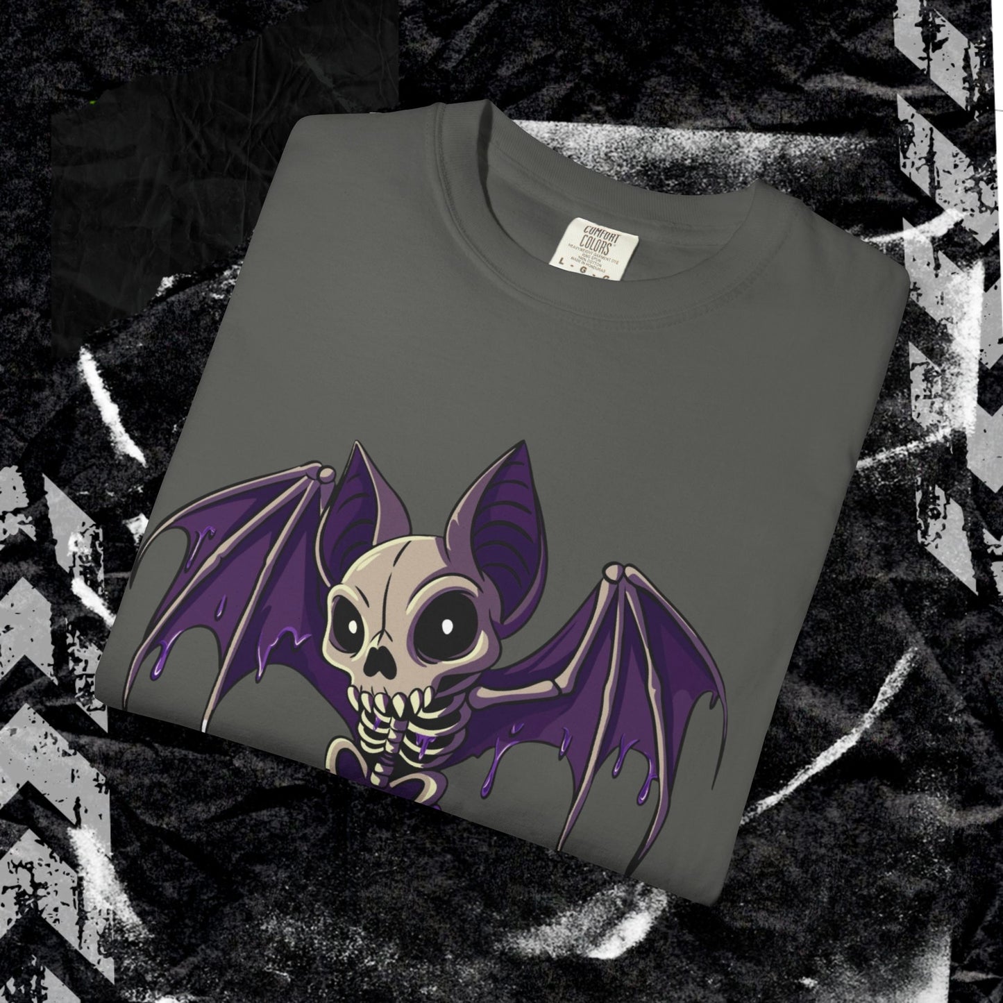 Bat Attitude - Unisex Garment-Dyed T-shirt.