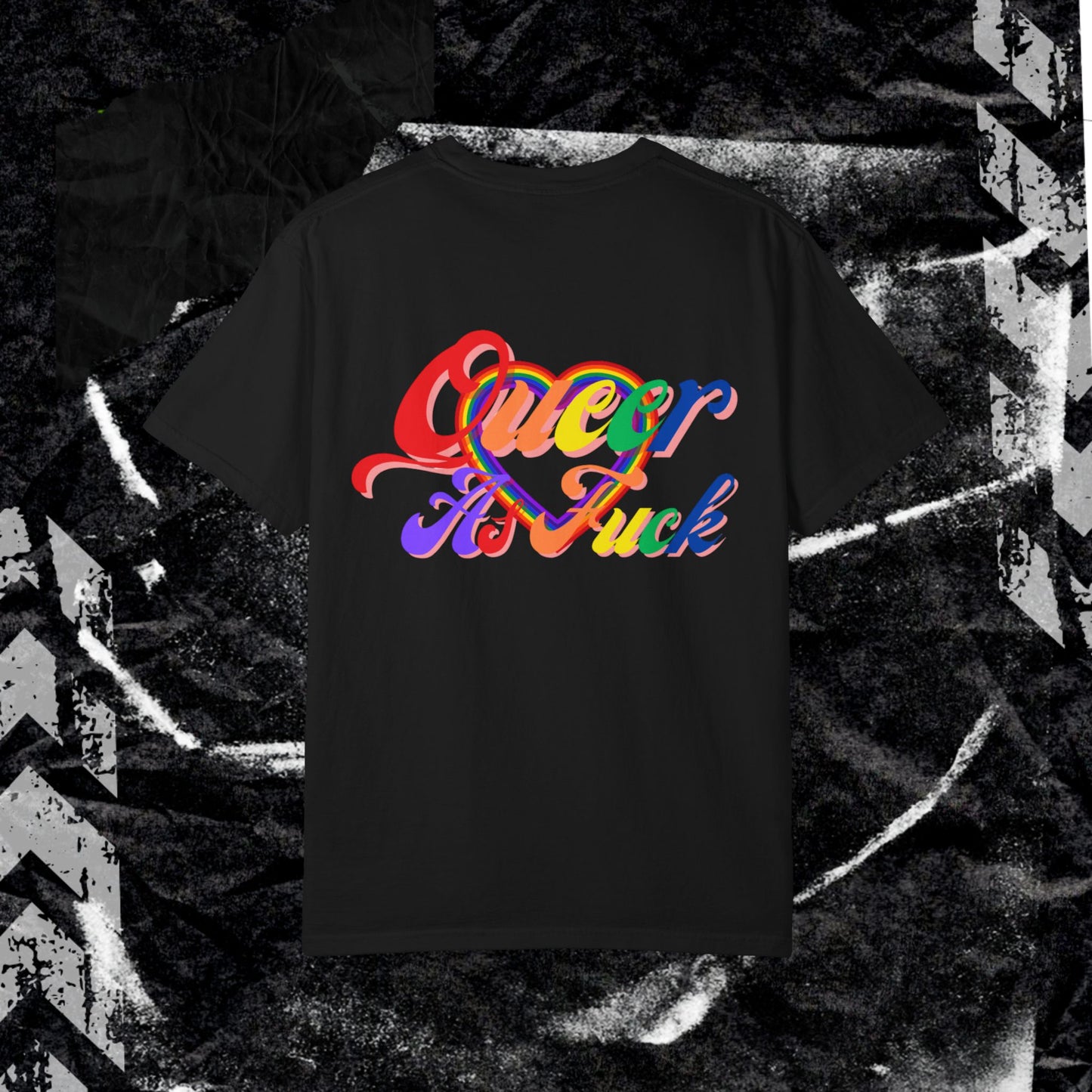 Queer ASF (BACK PRINT) COMFORT COLORS T-SHIRT