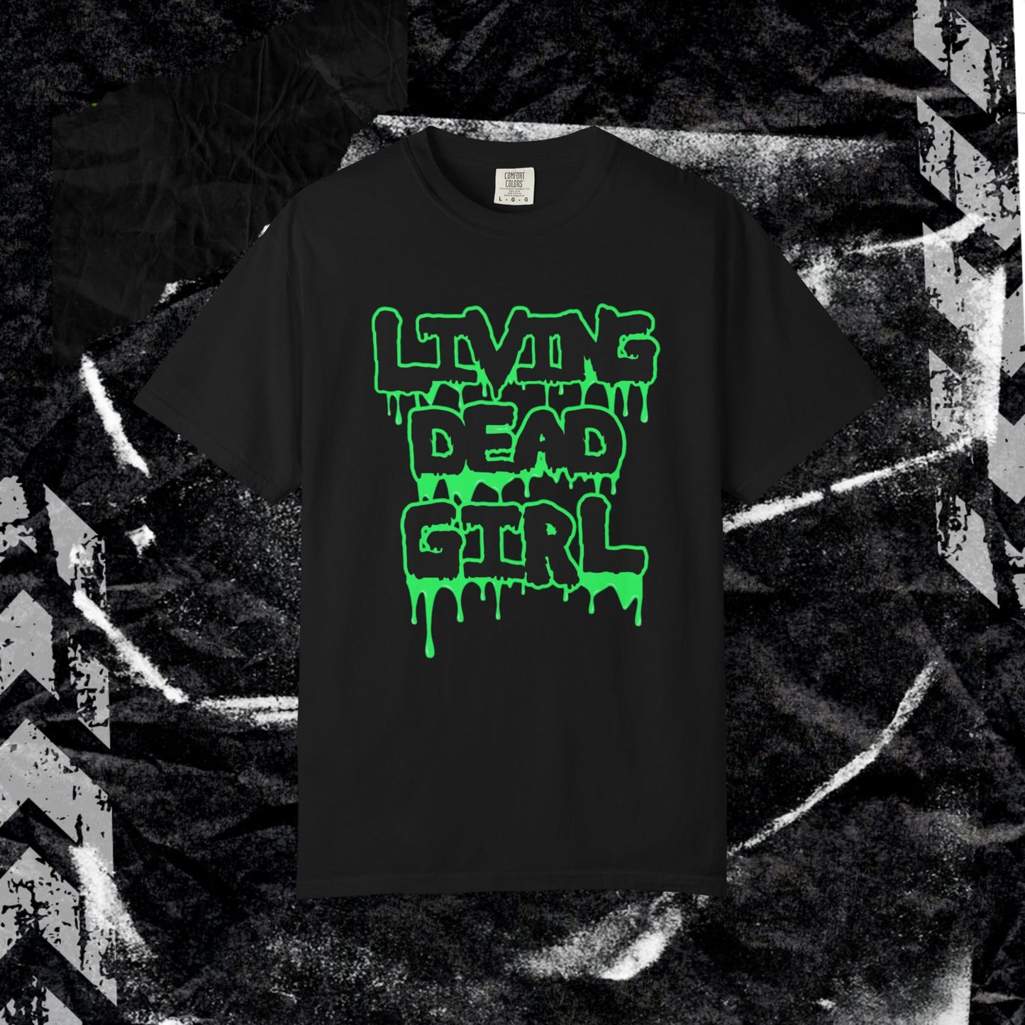 Living Dead Girl - Unisex Garment-Dyed T-shirt.