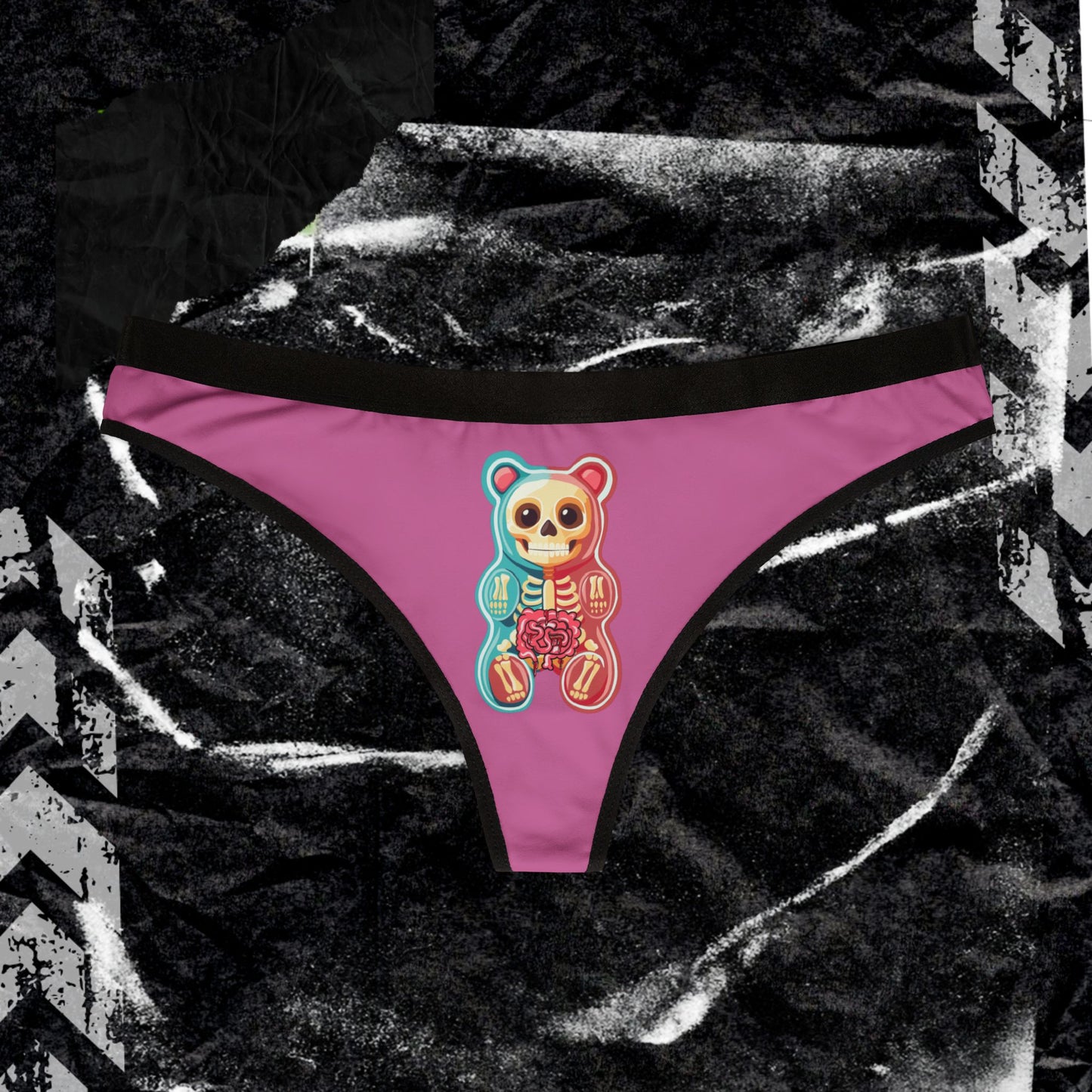 Eat My Guts Gummy - Women's Thongs (AOP)