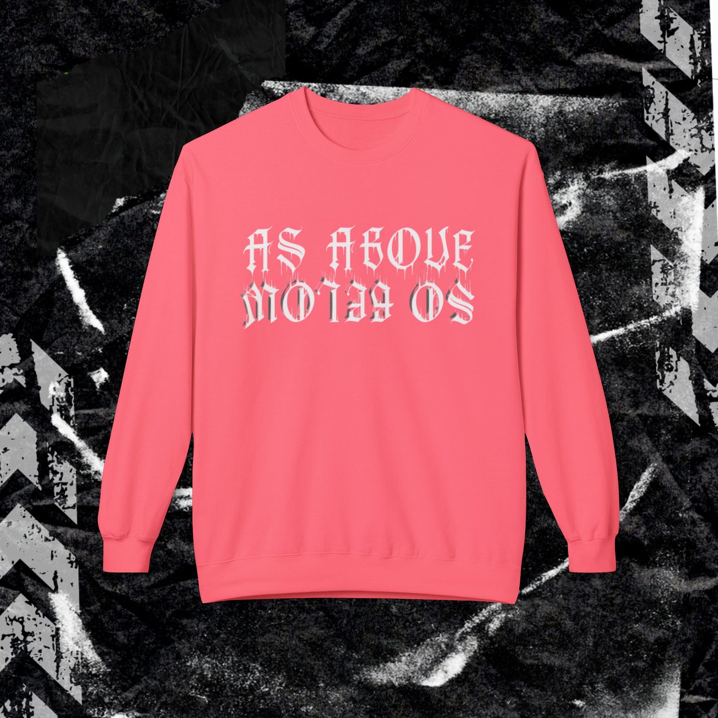 As Above So Below - Unisex Midweight Softstyle Fleece Crewneck Sweatshirt