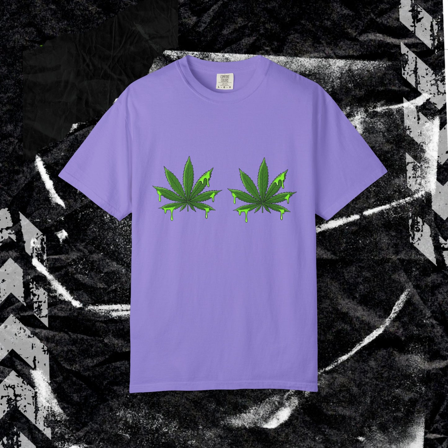 SIME LEAF - Unisex Garment-Dyed T-shirt. Ll