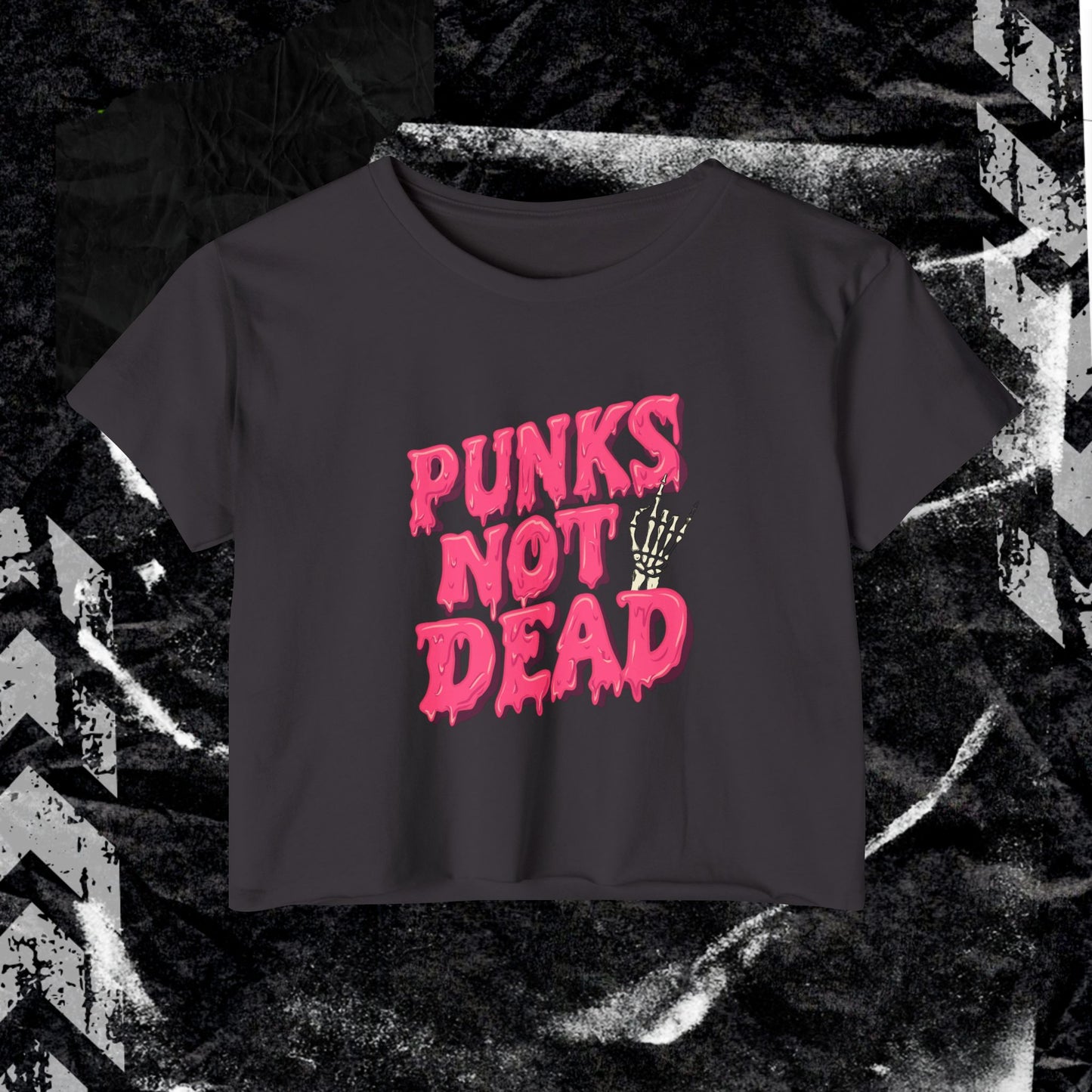 Punks Not Dead - Festival Crop Top