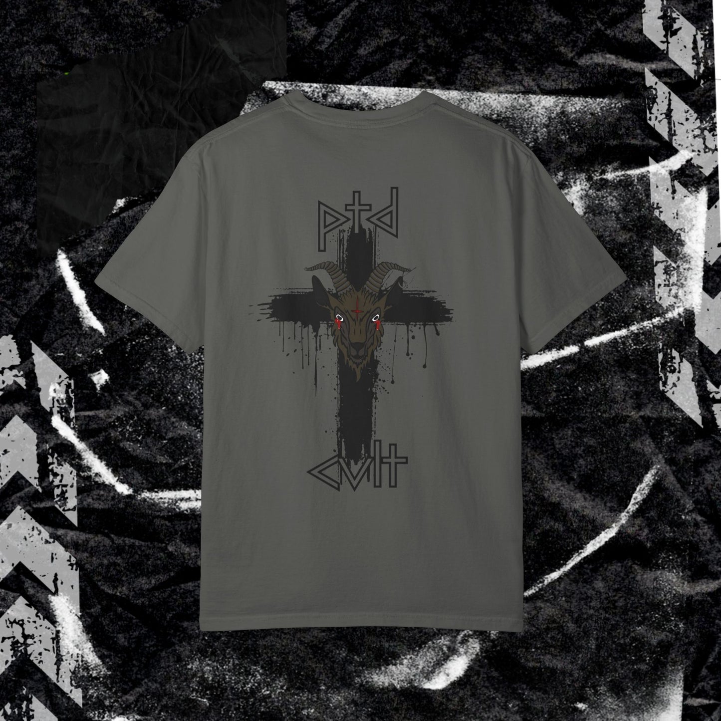 PTD Cult GOAT - Unisex Garment-Dyed T-shirt.