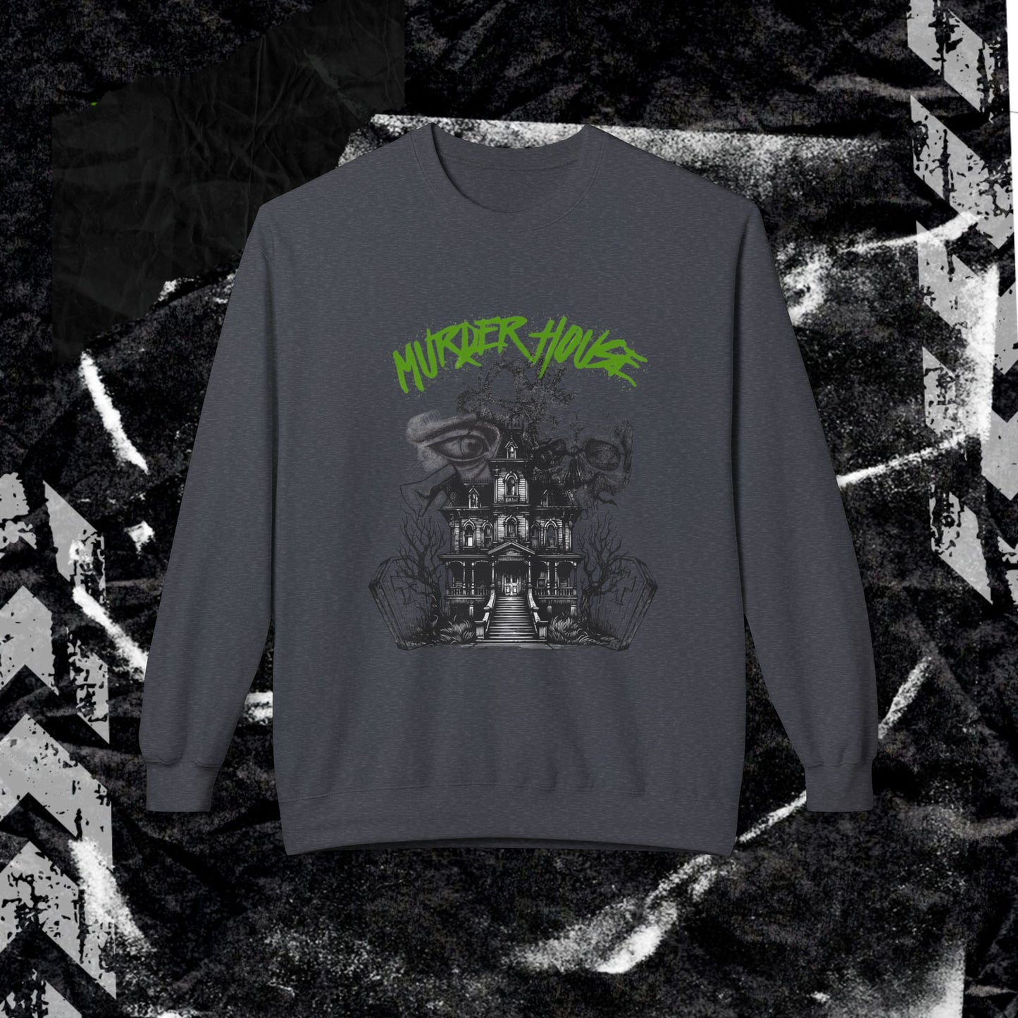 MURDER HOUSE - Unisex Midweight Softstyle Fleece Crewneck Sweatshirt