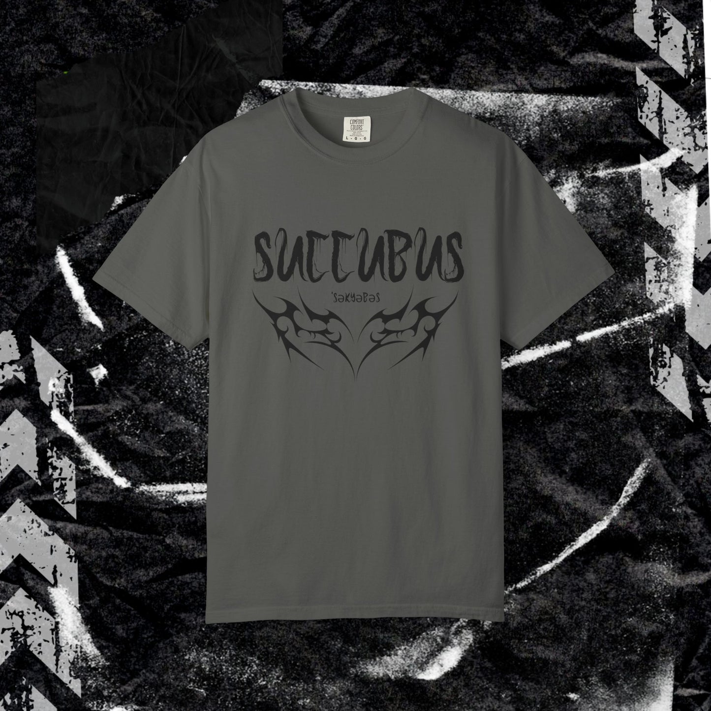 Succubus - Unisex Garment-Dyed T-shirt.