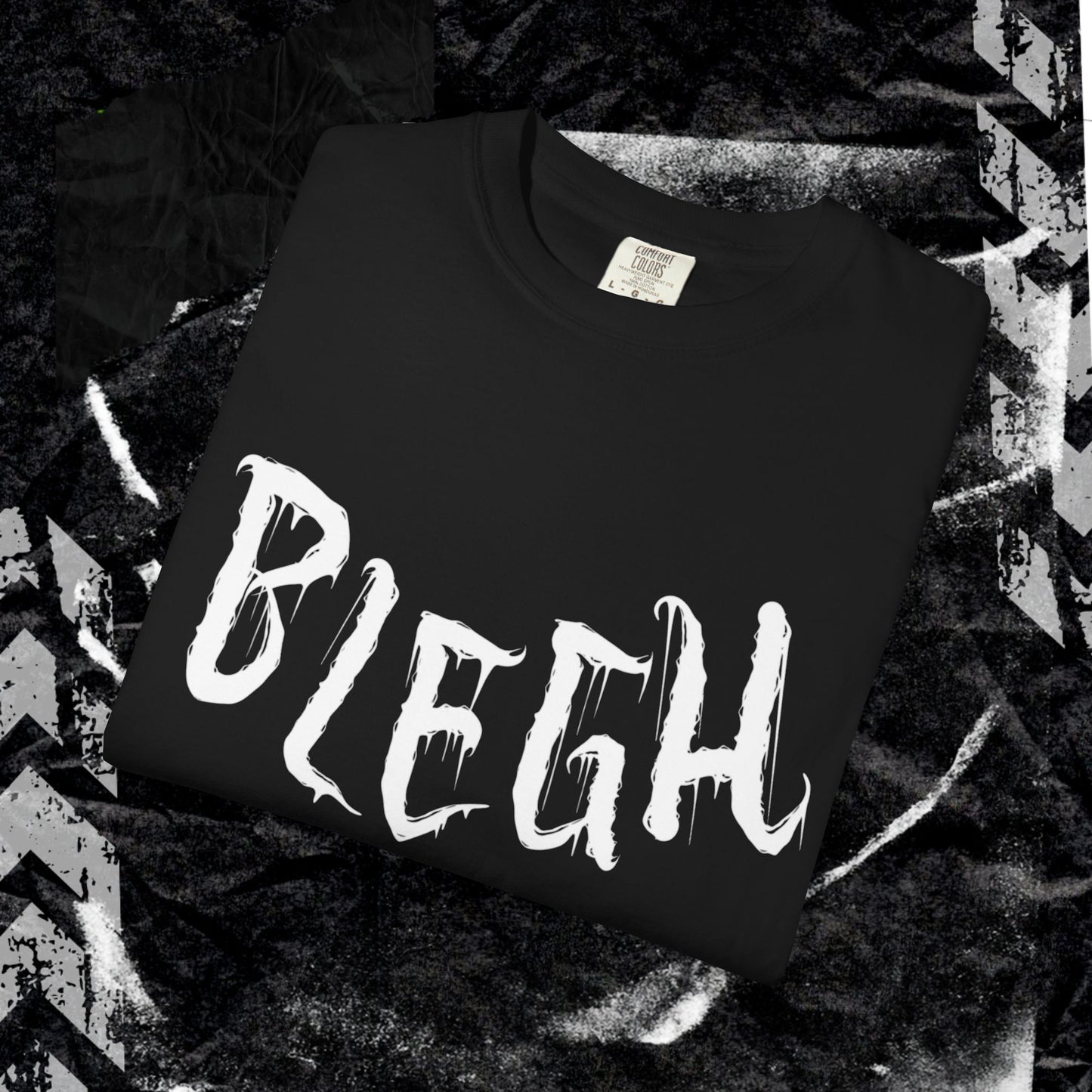 BLEGH -Dyed T-shirt.