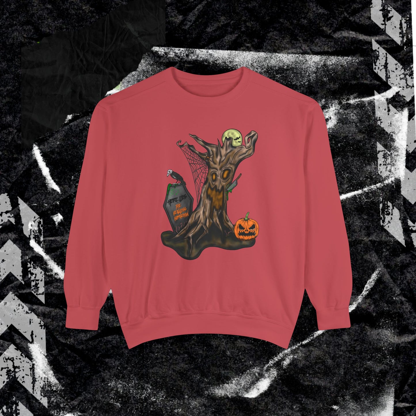 HERE LIES THE HEADLESS HORSEMAN - Dyed Sweatshirt