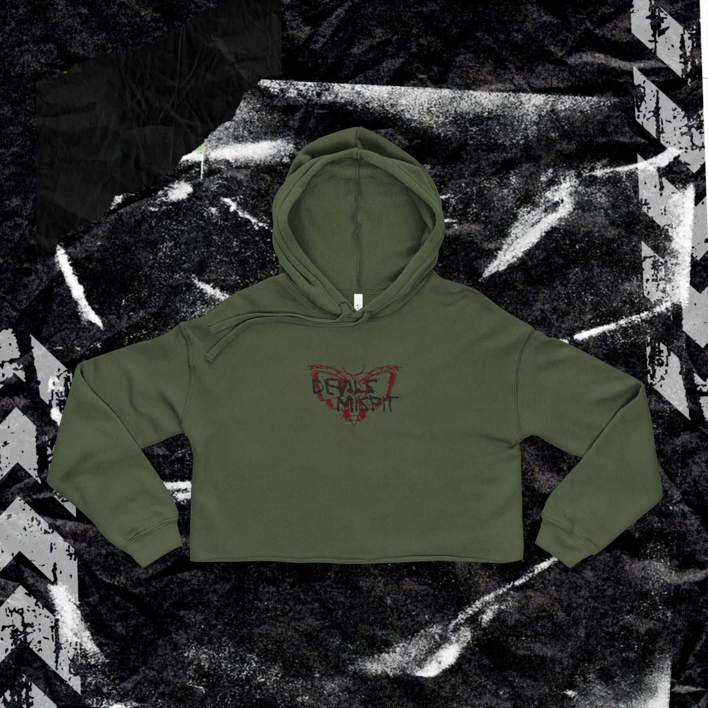 DEVILS MISFIT - Women's Cropped Hoodie