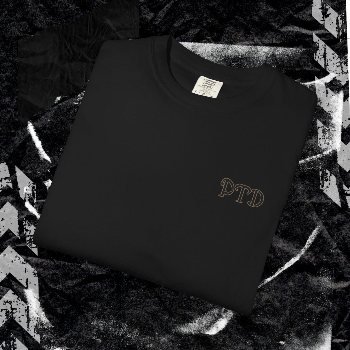 Mirror Work (BACK PRINT) - Unisex Garment-Dyed T-shirt. Ll