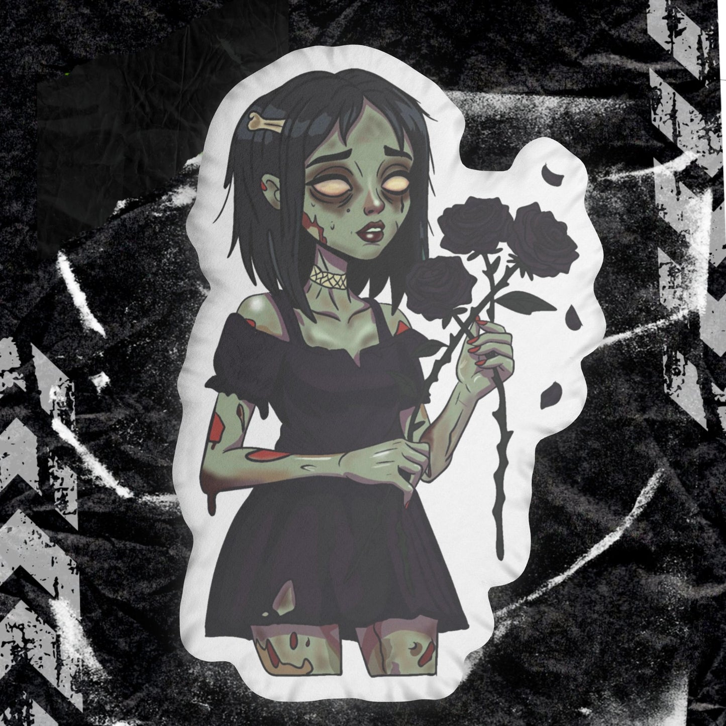 Prettiest Girl In the Graveyard - Custom Shaped Pillows
