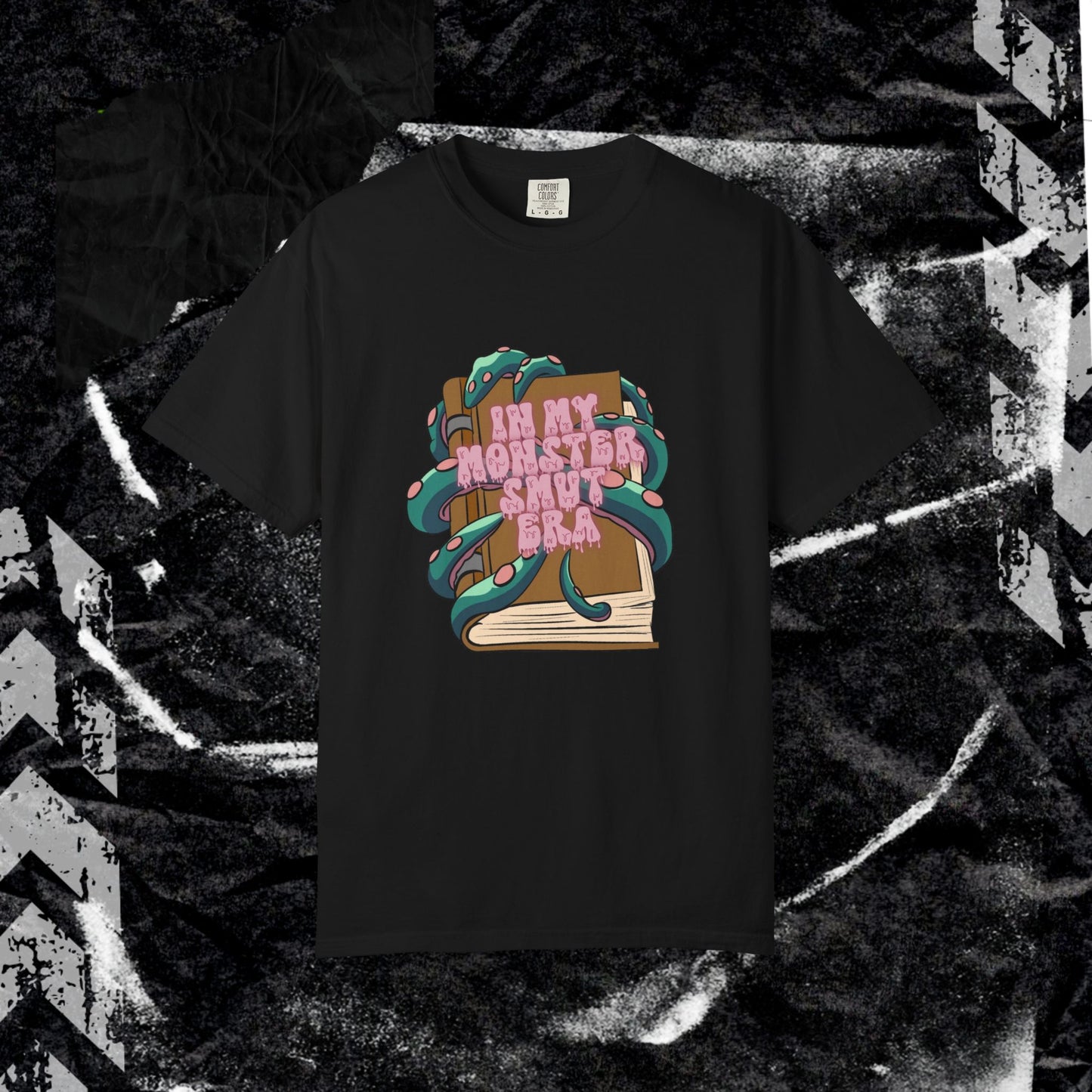 In My Monster Smut Era - Unisex Garment-Dyed T-shirt.