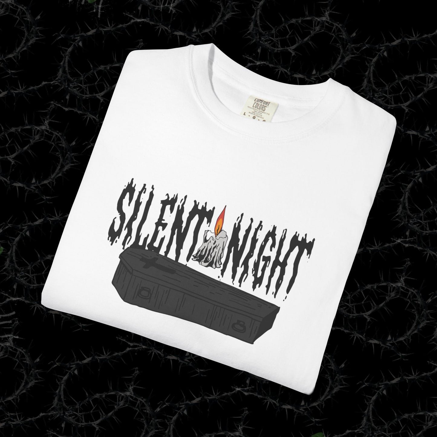 SILENT NIGHT - Unisex Garment-Dyed T-shirt