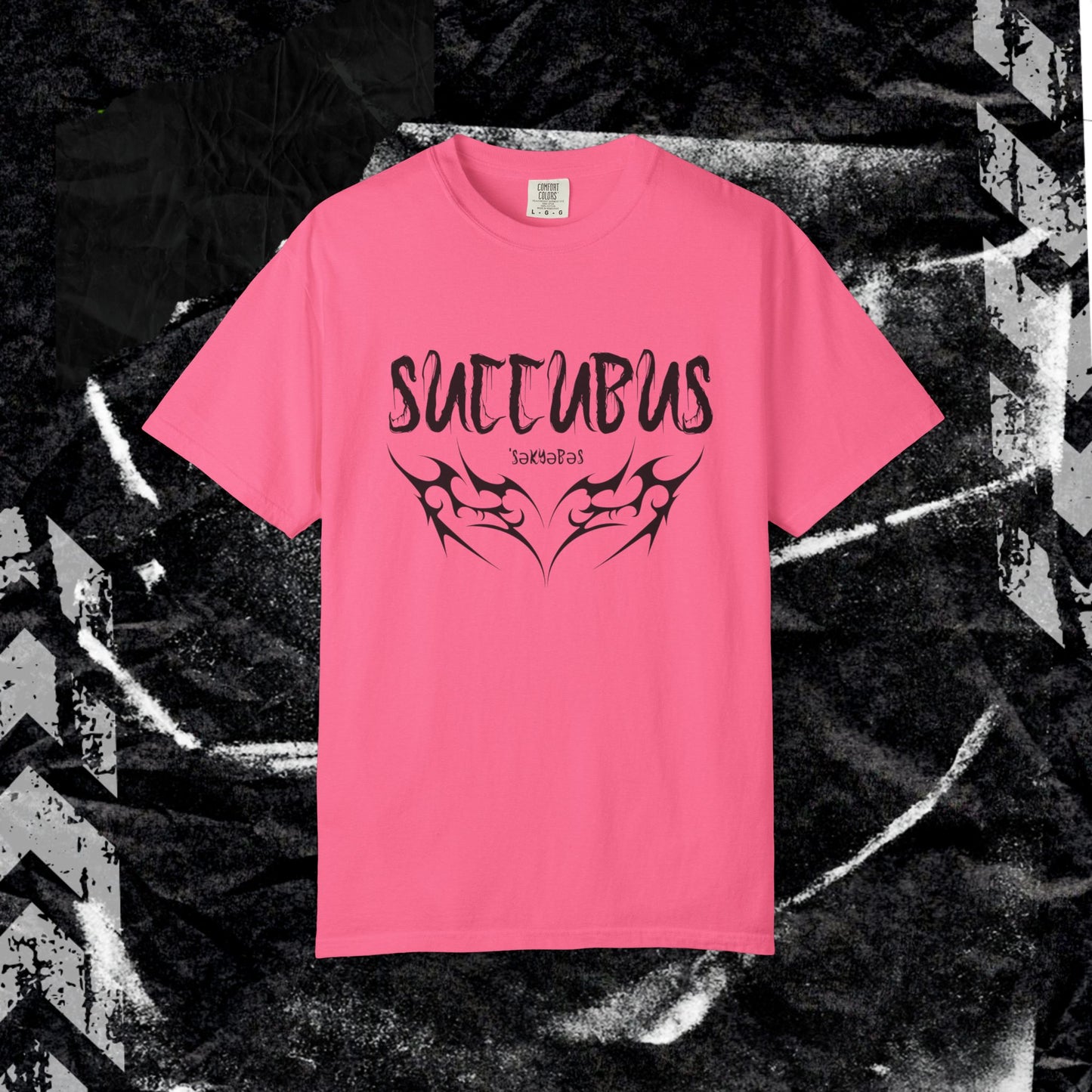 Succubus - Unisex Garment-Dyed T-shirt.