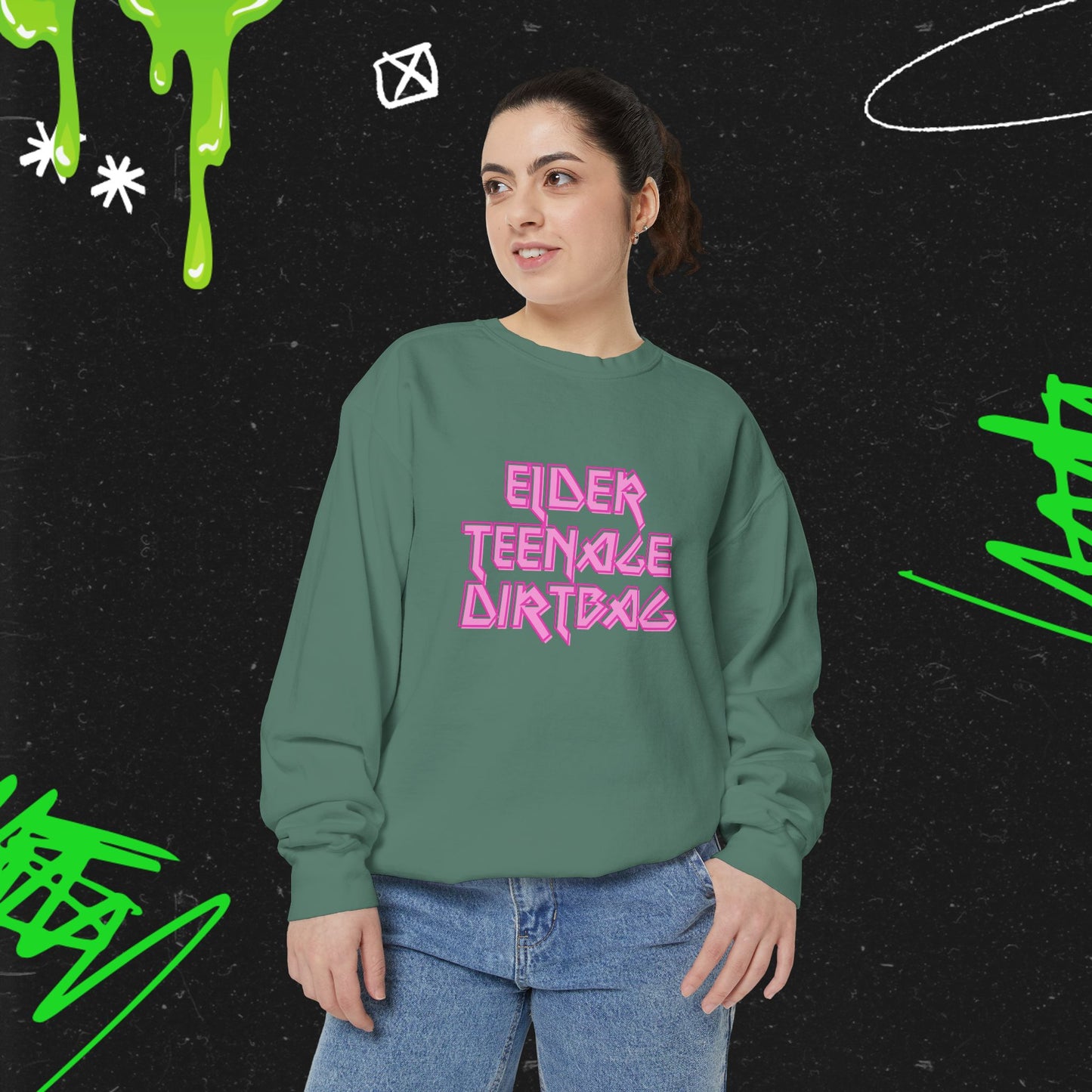 ELDER TEENAGE DIRTBAG - Dyed Sweatshirt