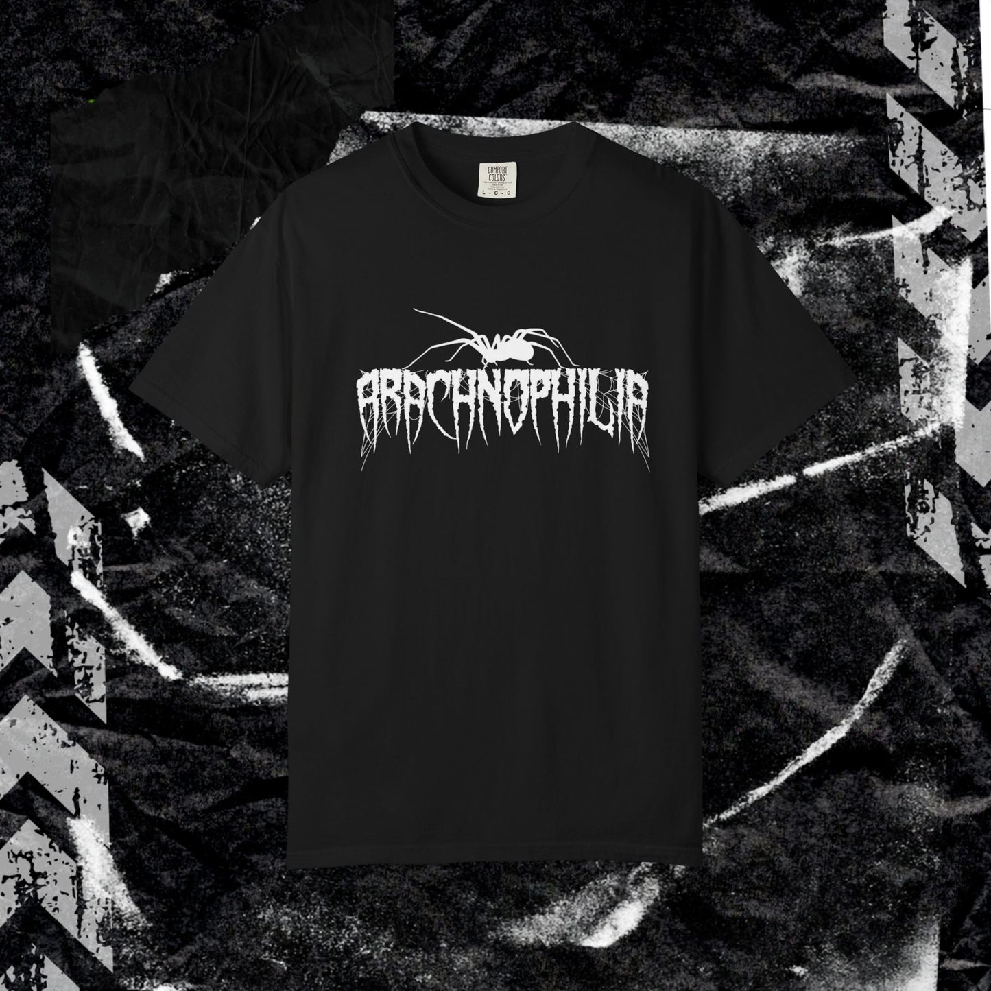 Arachnophilia - Unisex Garment-Dyed T-shirt.