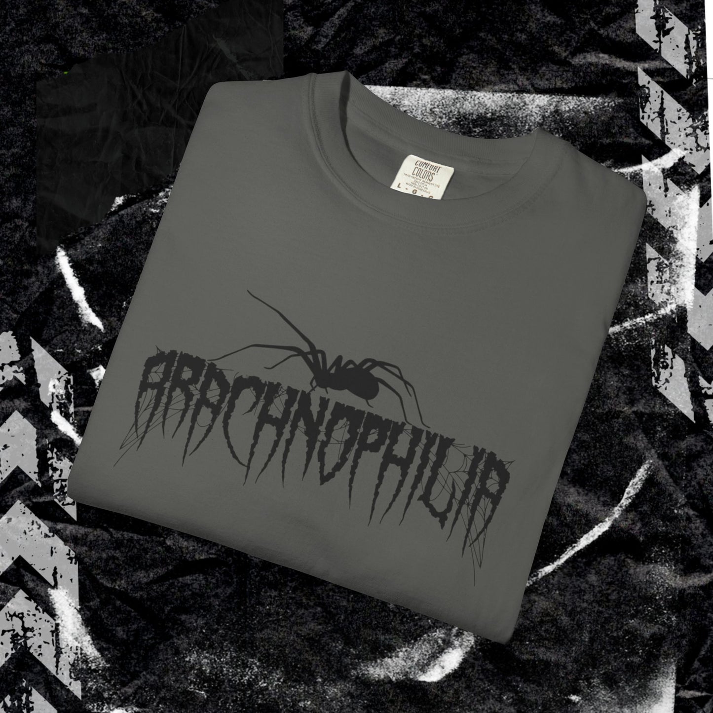 Arachnophilia - Unisex Garment-Dyed T-shirt.