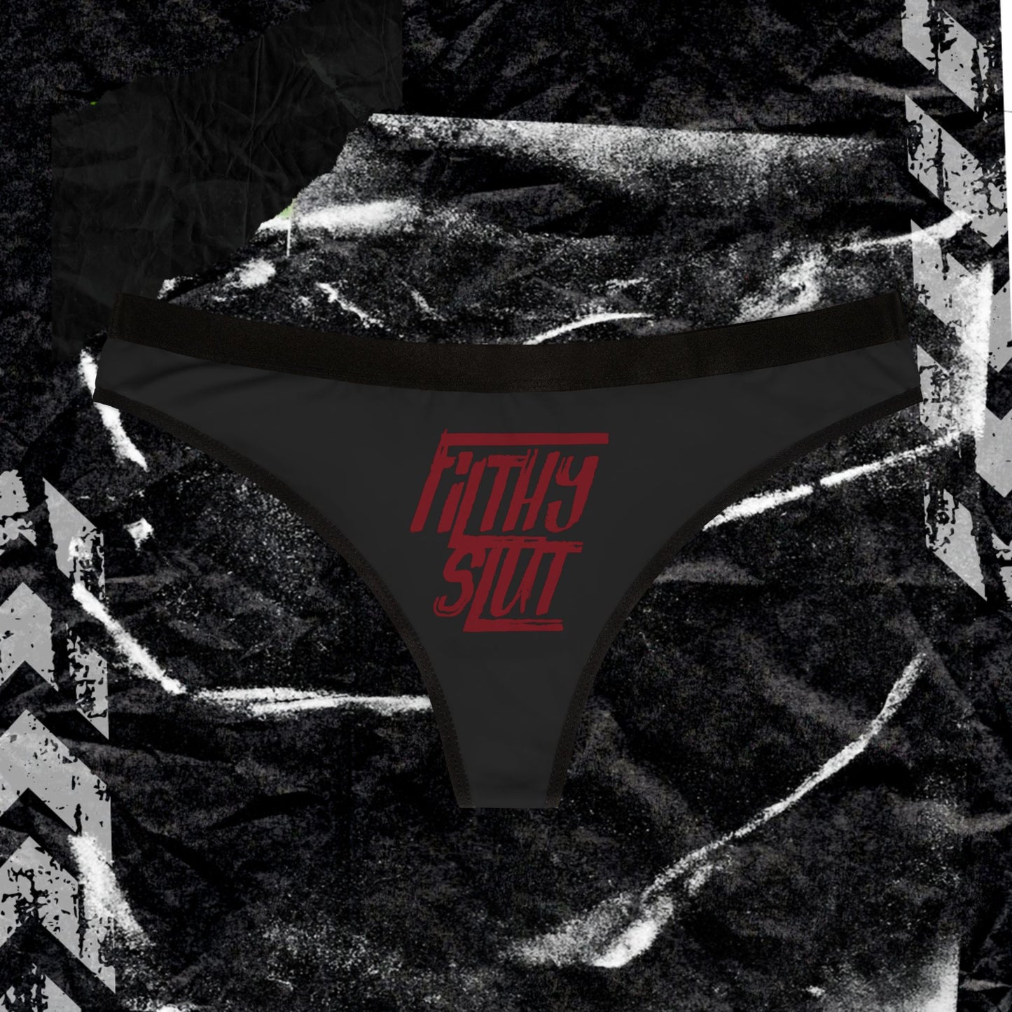 FILTHY SLUT - Women's Thongs (AOP)