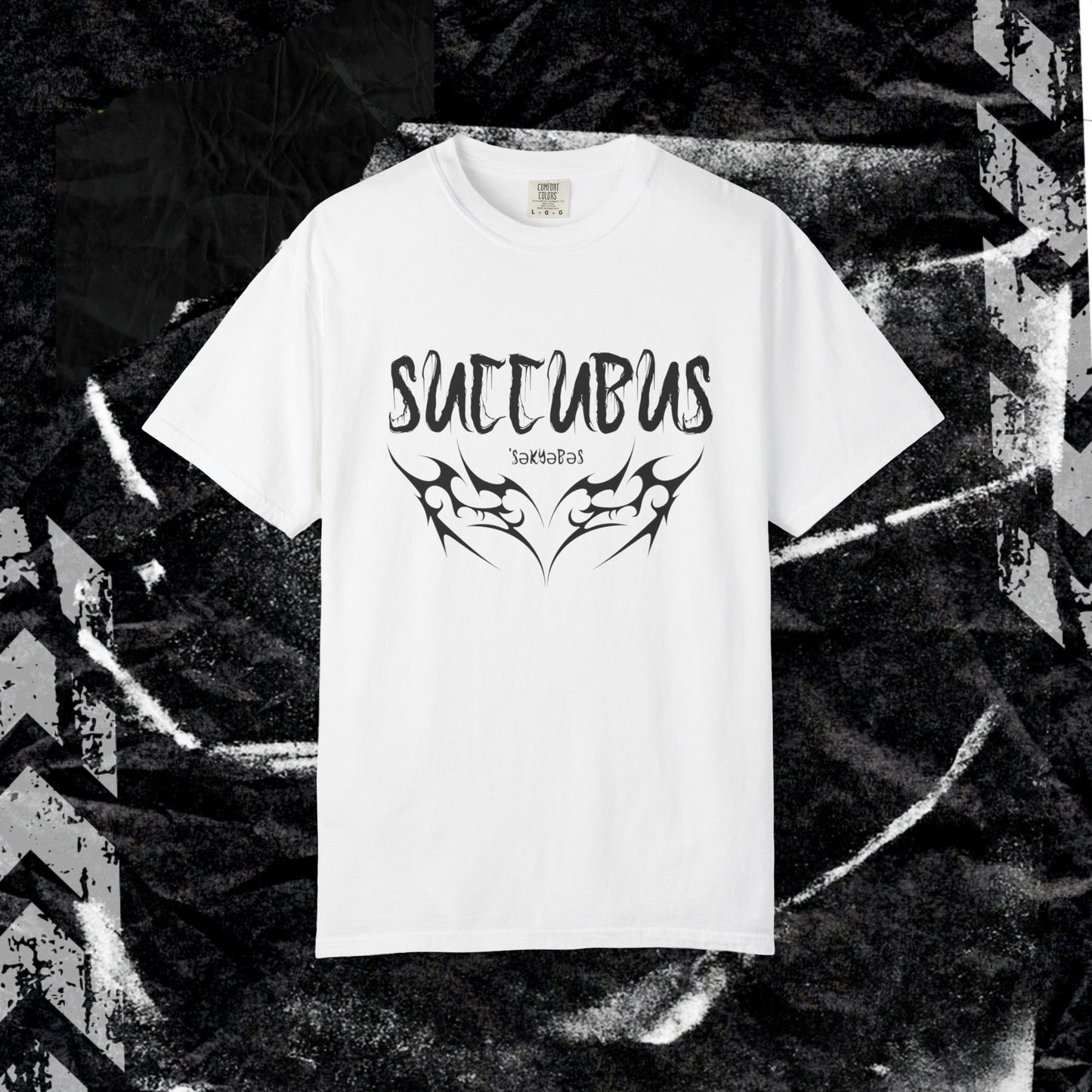 Succubus - Unisex Garment-Dyed T-shirt.