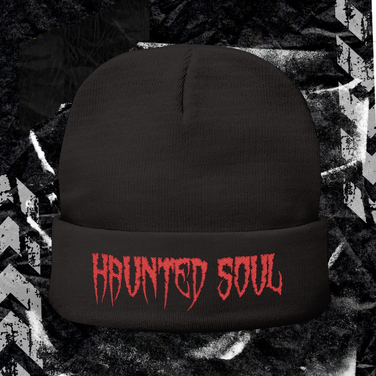 HAUNTED SOUL - Knit Beanie (Embroidery)