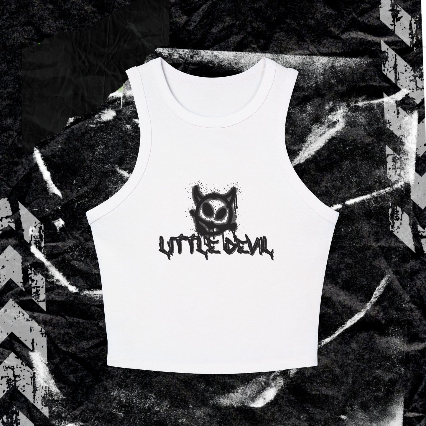 Little Devil - Women's Micro Rib Racer Tank Top