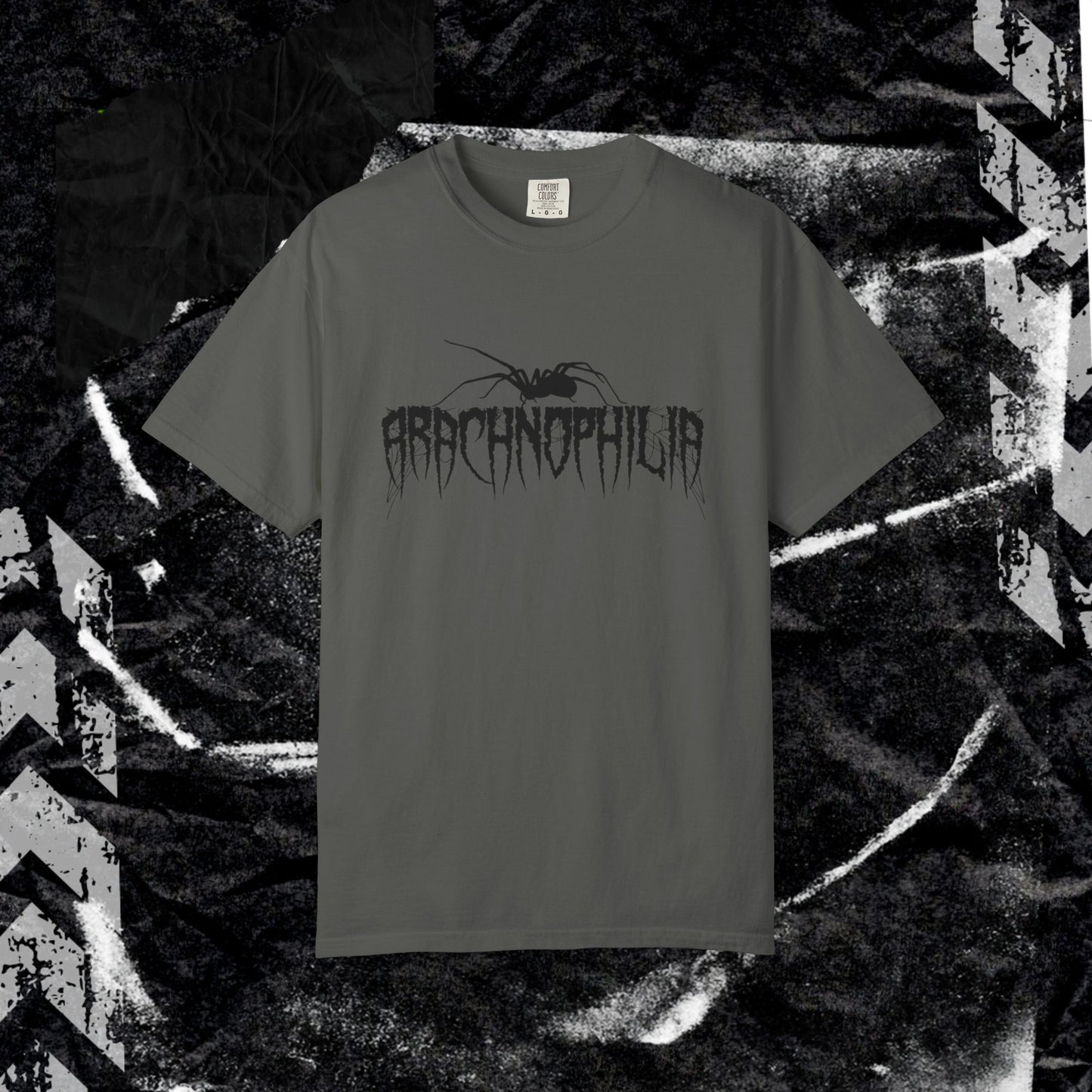 Arachnophilia - Unisex Garment-Dyed T-shirt.