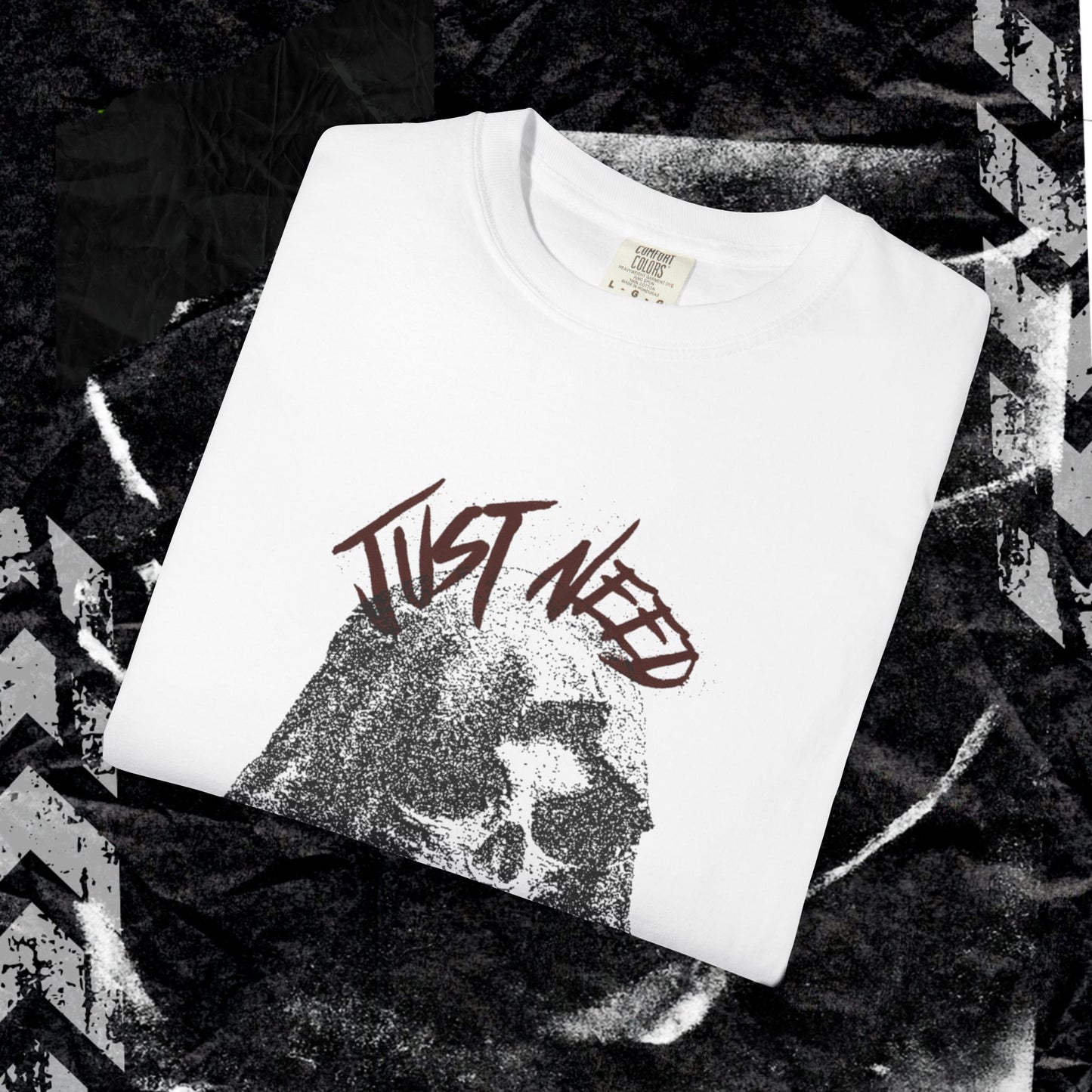 JUST NEED YOUR SOUL - Unisex Garment-Dyed T-shirt.