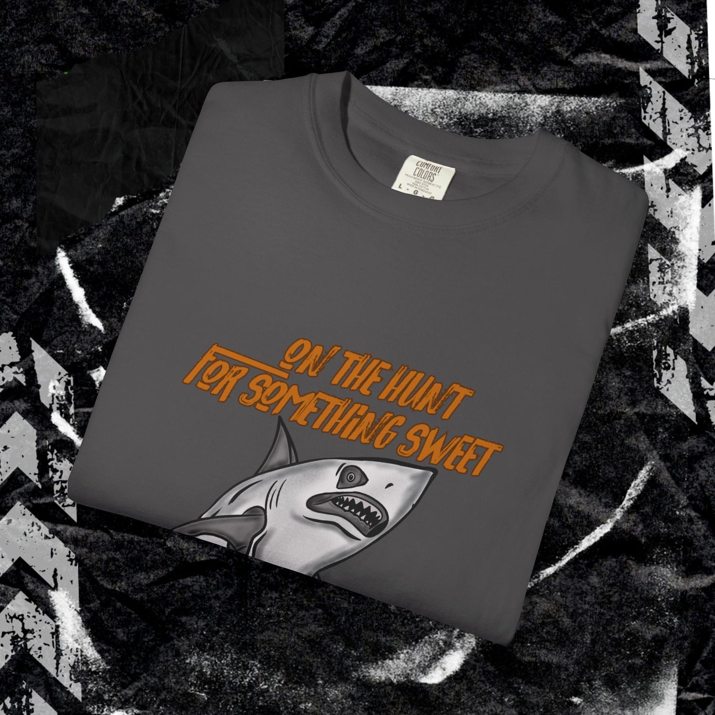 ON THE HUNT FOR SOMETHING SWEET - Unisex Garment-Dyed T-shirt.