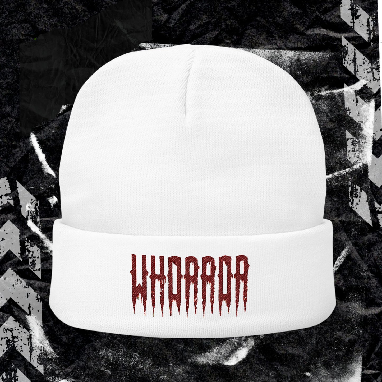 Whorror - Knit Beanie (Embroidery)