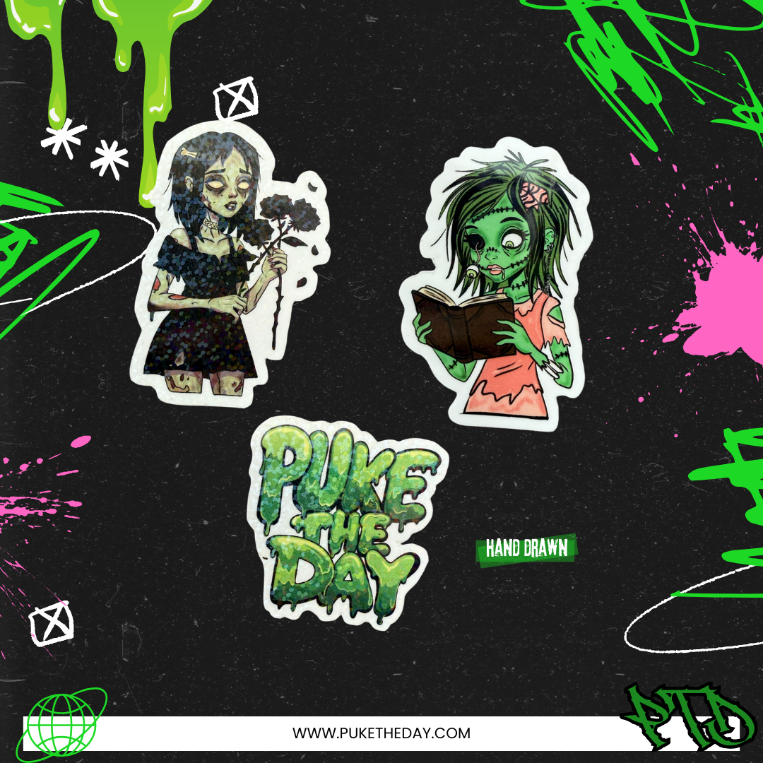 Death Girls Sticker Bundle