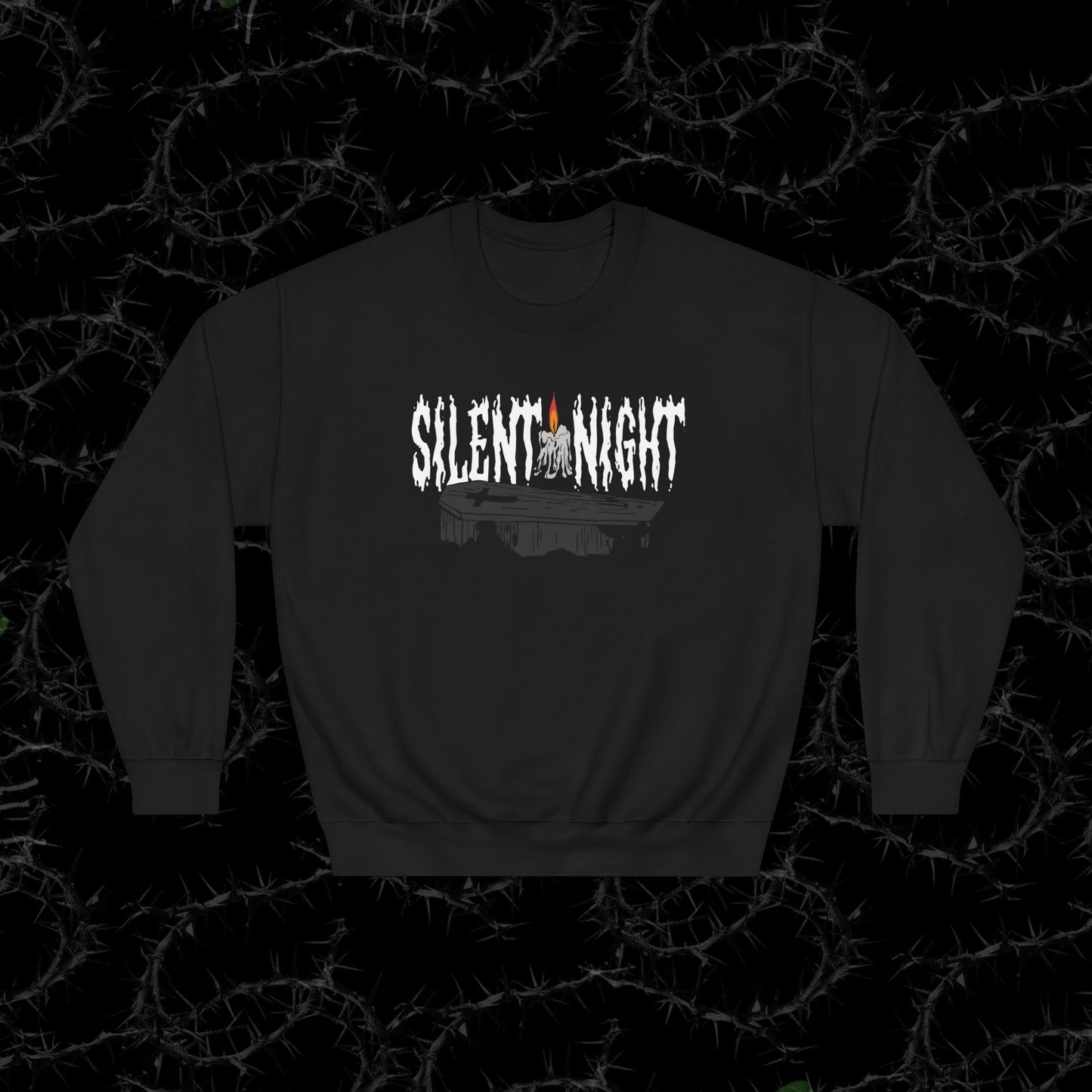 SILENT NIGHT- Unisex DryBlend® Crewneck Sweatshirt