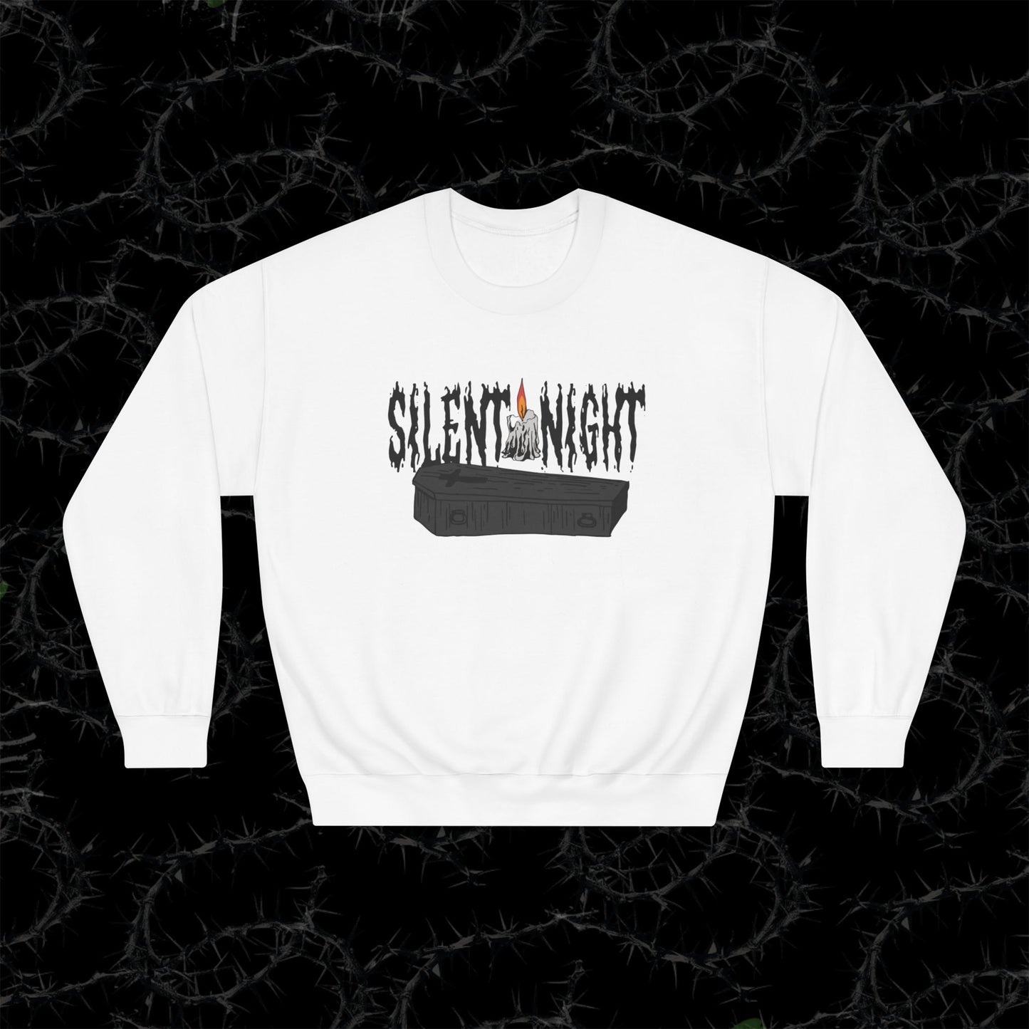 SILENT NIGHT- Unisex DryBlend® Crewneck Sweatshirt