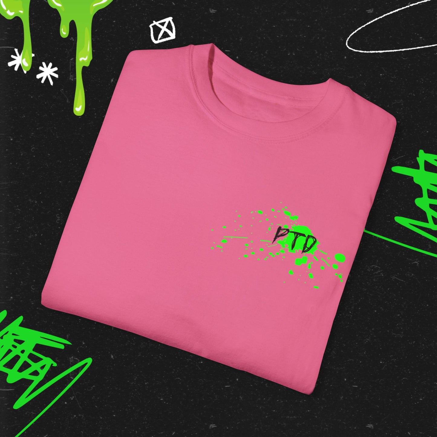 Elder Scene Queen - Unisex Garment-Dyed T-shirt.